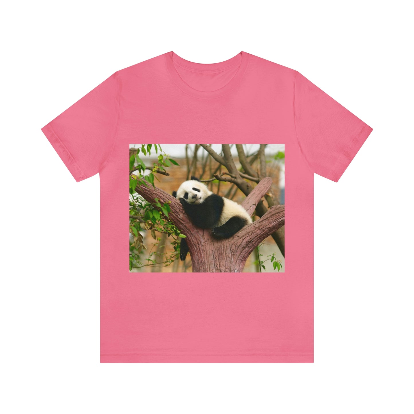 Camiseta de manga corta unisex con diseño de oso panda. Siéntete cómodo y acogedor al viajar a Canadá