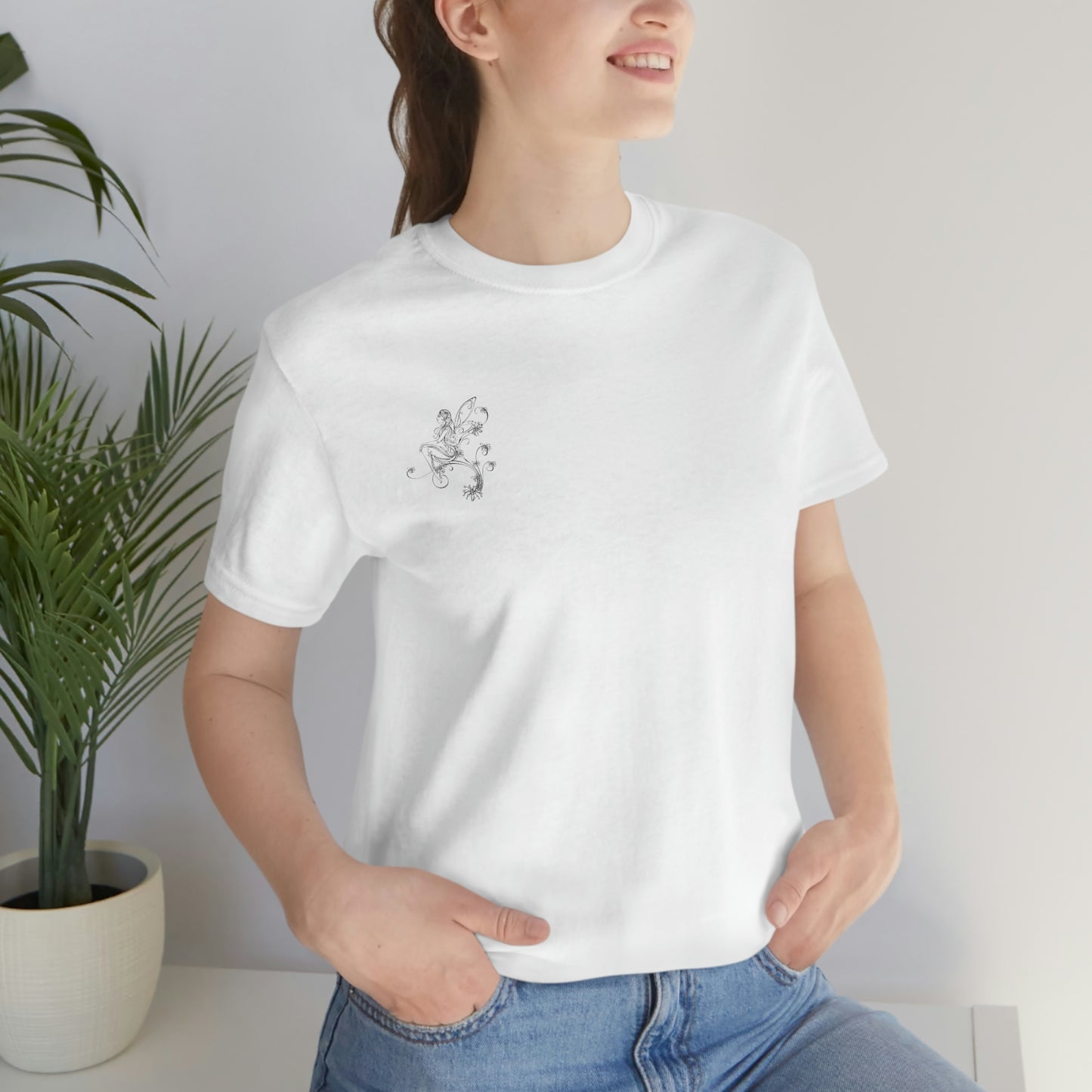 T-shirt à manches courtes unisexe en jersey avec inscription « Witches Brew Happiness » Cadeau d'anniversaire