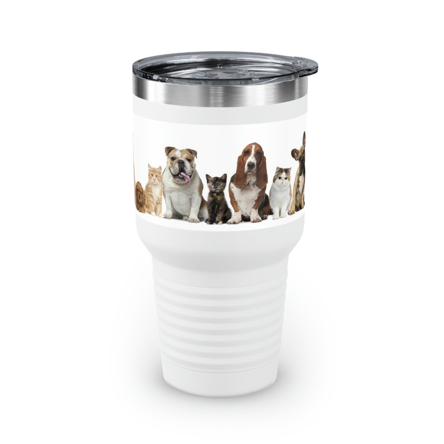 Gobelet à col rond pour chats et chiens, 30 oz, 5 couleurs, pour les voyages, le travail, la détente, les achats, le jardinage, la randonnée