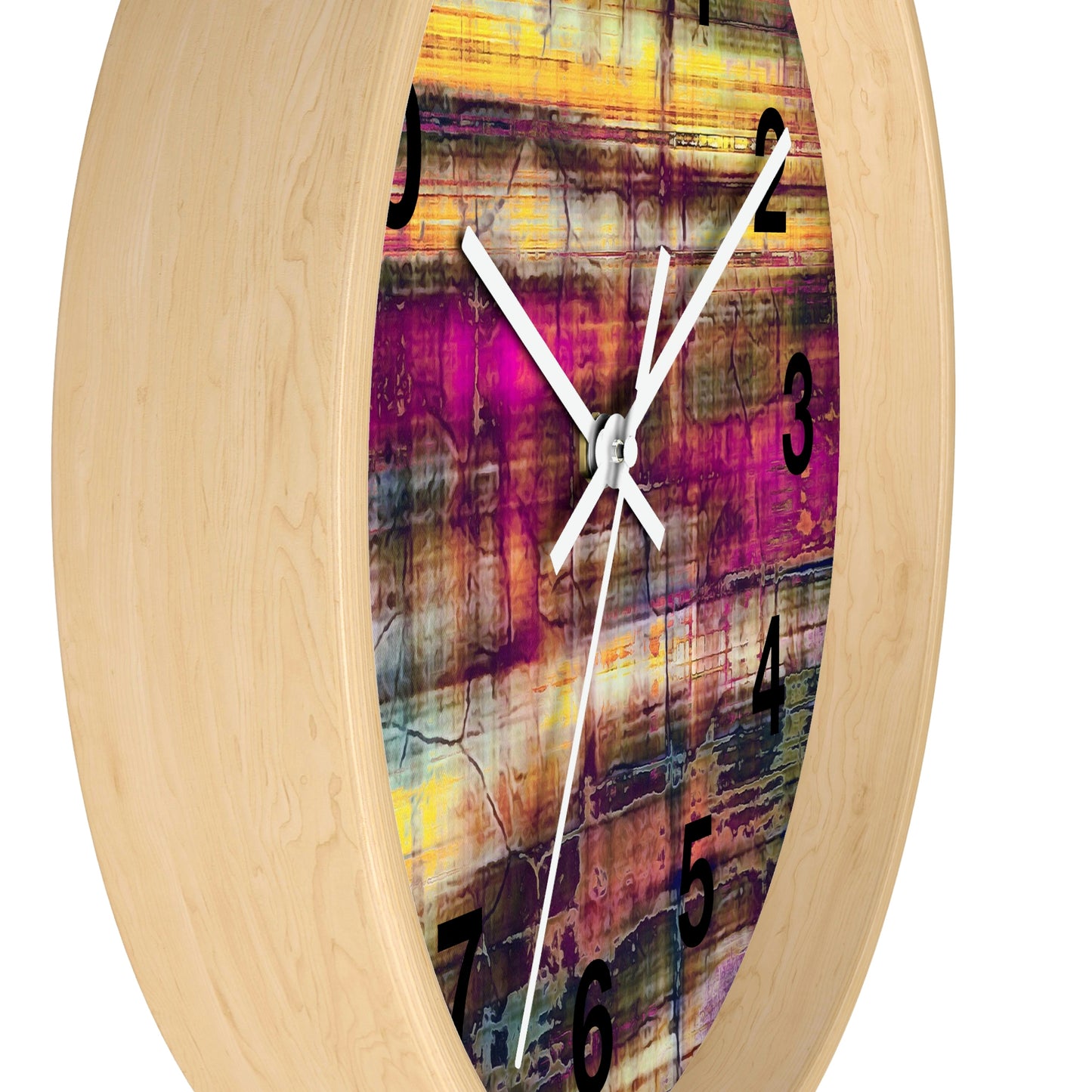 Colorful Abstract Wall Clock Such a Wonderful Clock!