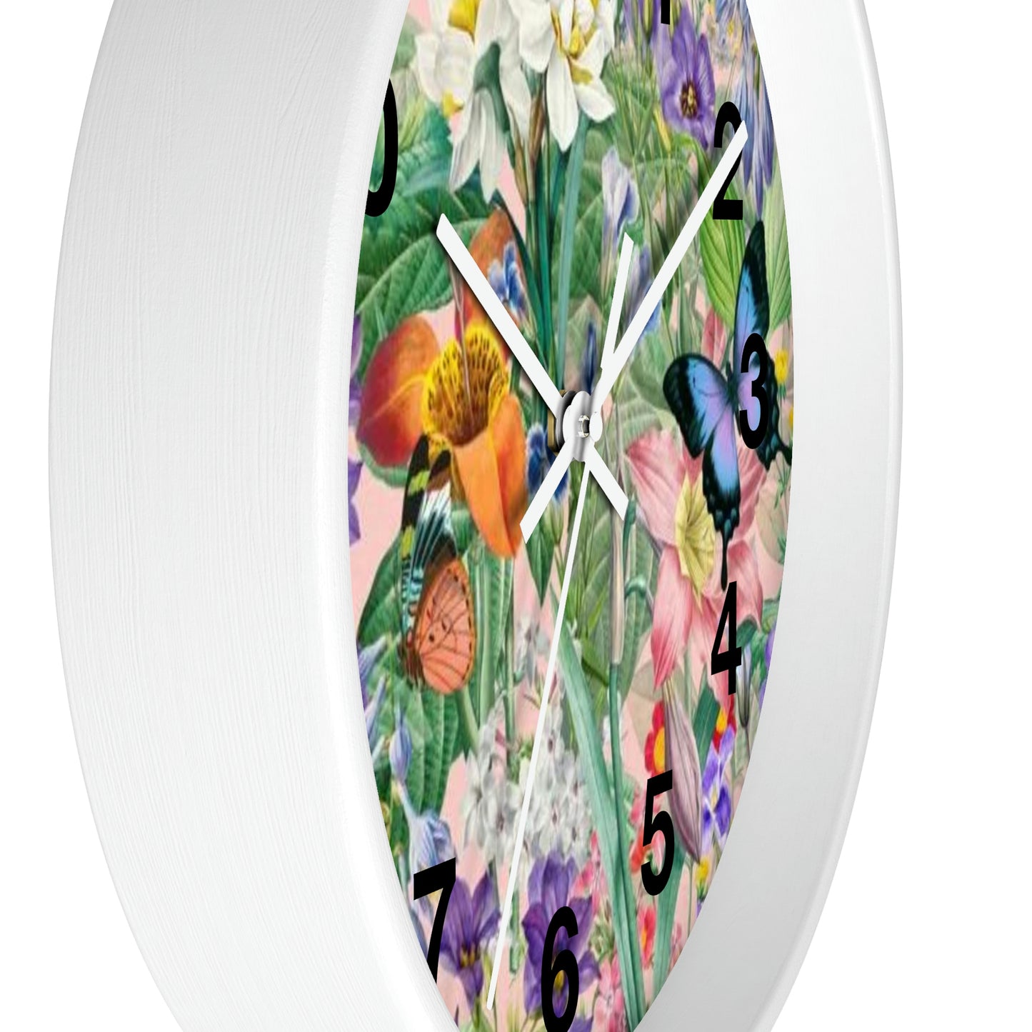 Butterfly Flower Garden Wall Clock Momma Want This Clock!