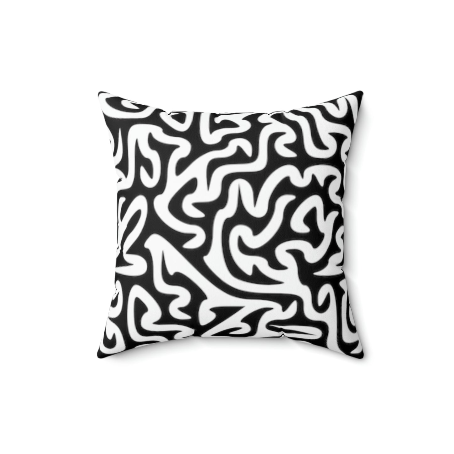 Maze Black White Square Pillow Can I Have This Pillow For My Birthday