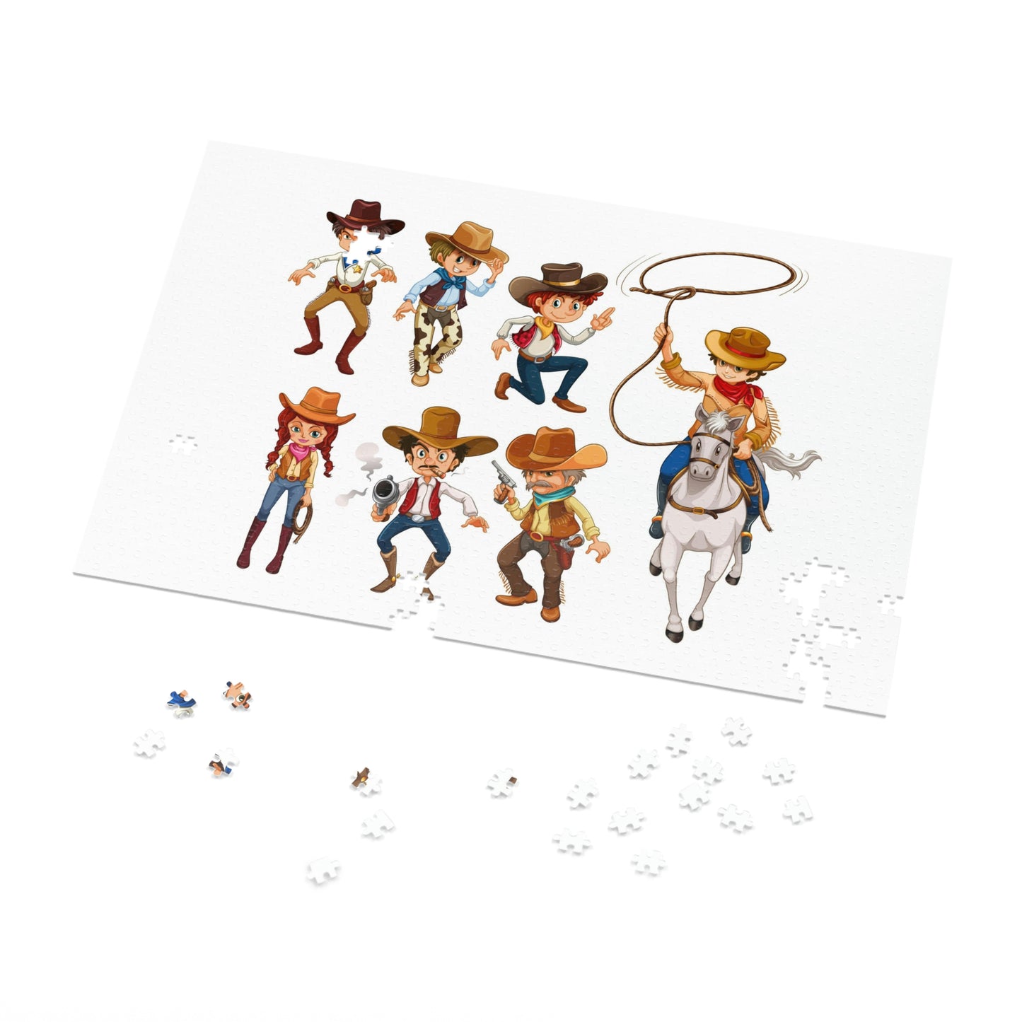 Cowboys Cowgirl Jigsaw Puzzle I Love Games!