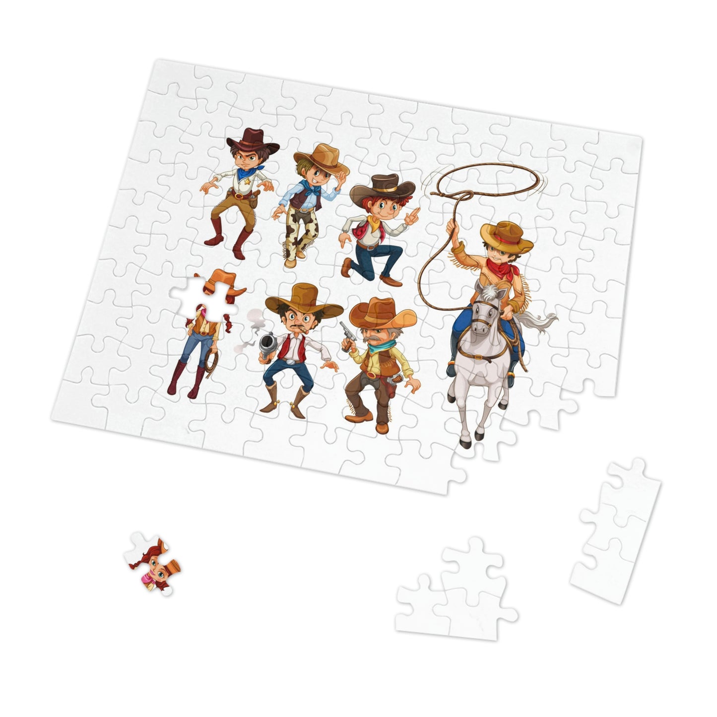 Cowboys Cowgirl Jigsaw Puzzle I Love Games!