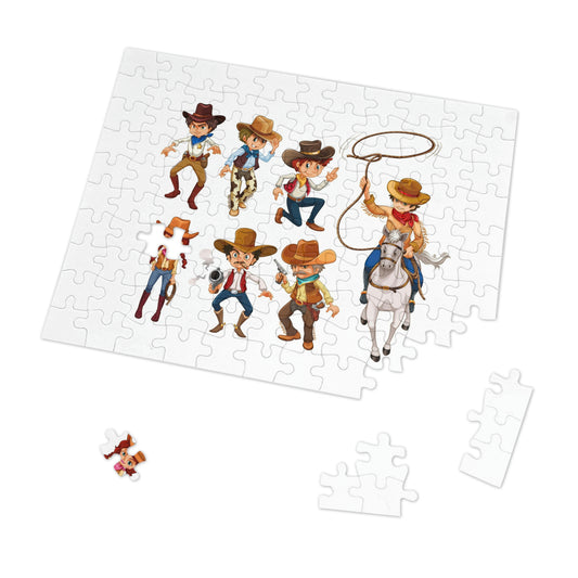 Cowboys Cowgirl Jigsaw Puzzle I Love Games!