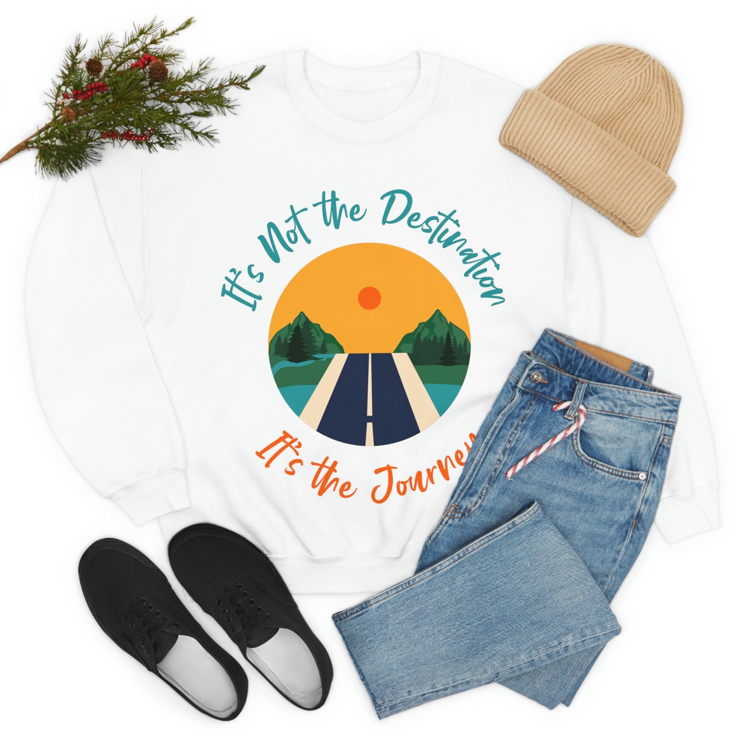 Destination Journey  Crewneck Sweatshirt