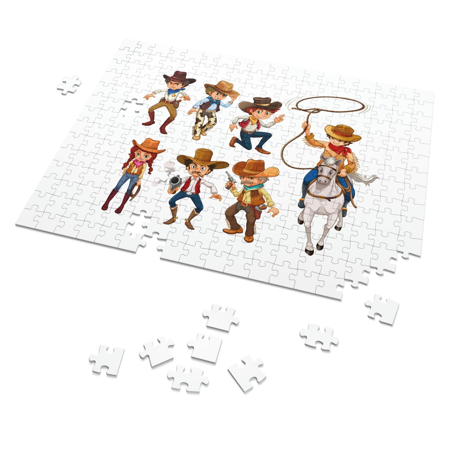 Cowboys Cowgirl Jigsaw Puzzle I Love Games!