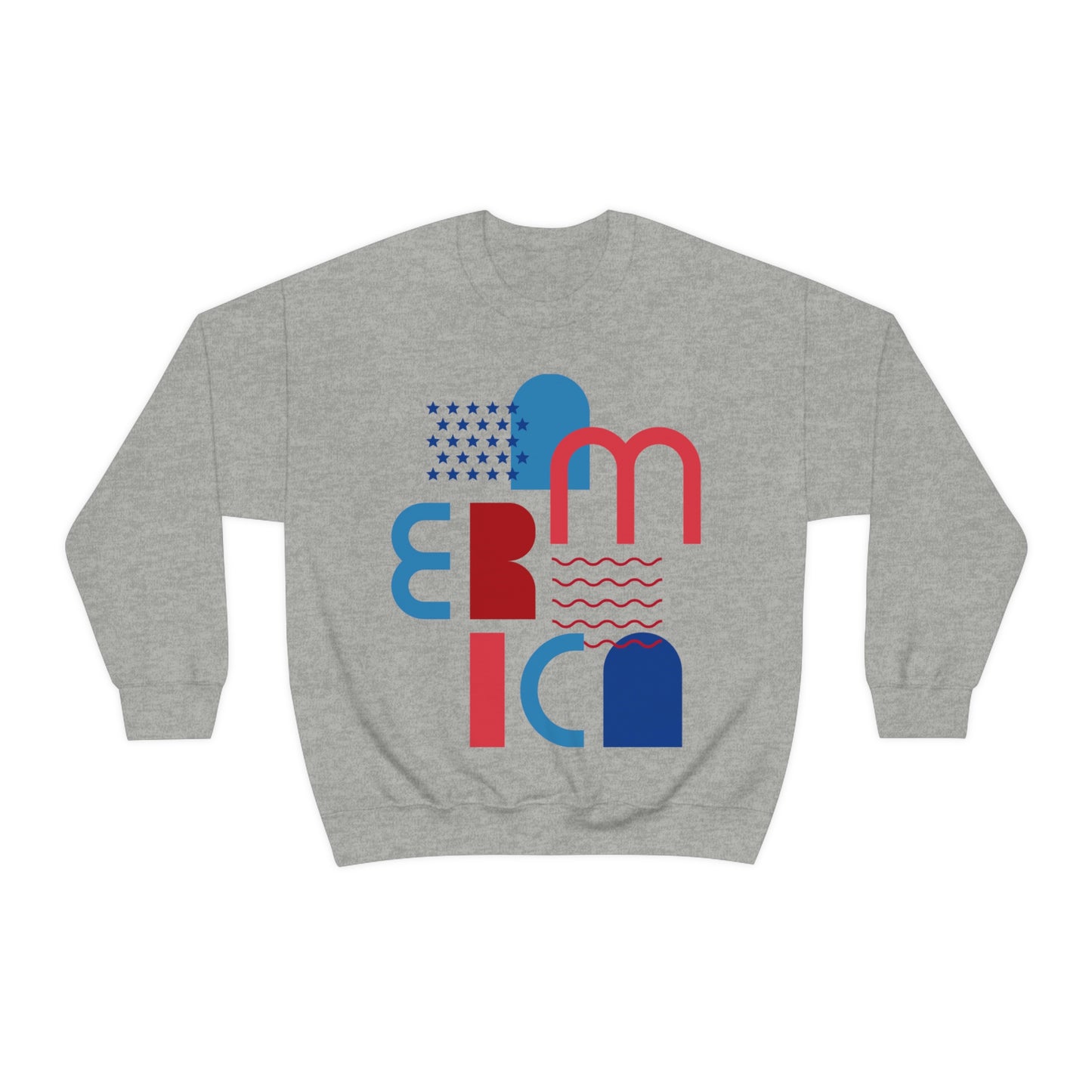 America Crewneck Sweatshirt Looking Fabulous!