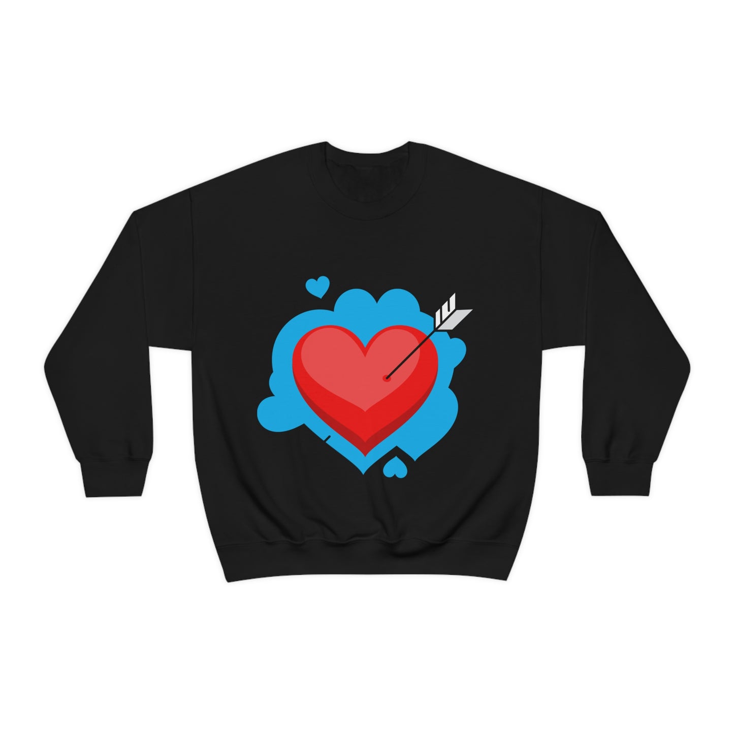Heart with Arrow Crewneck Sweatshirt My Daughter Love's This Sweatshirt!
