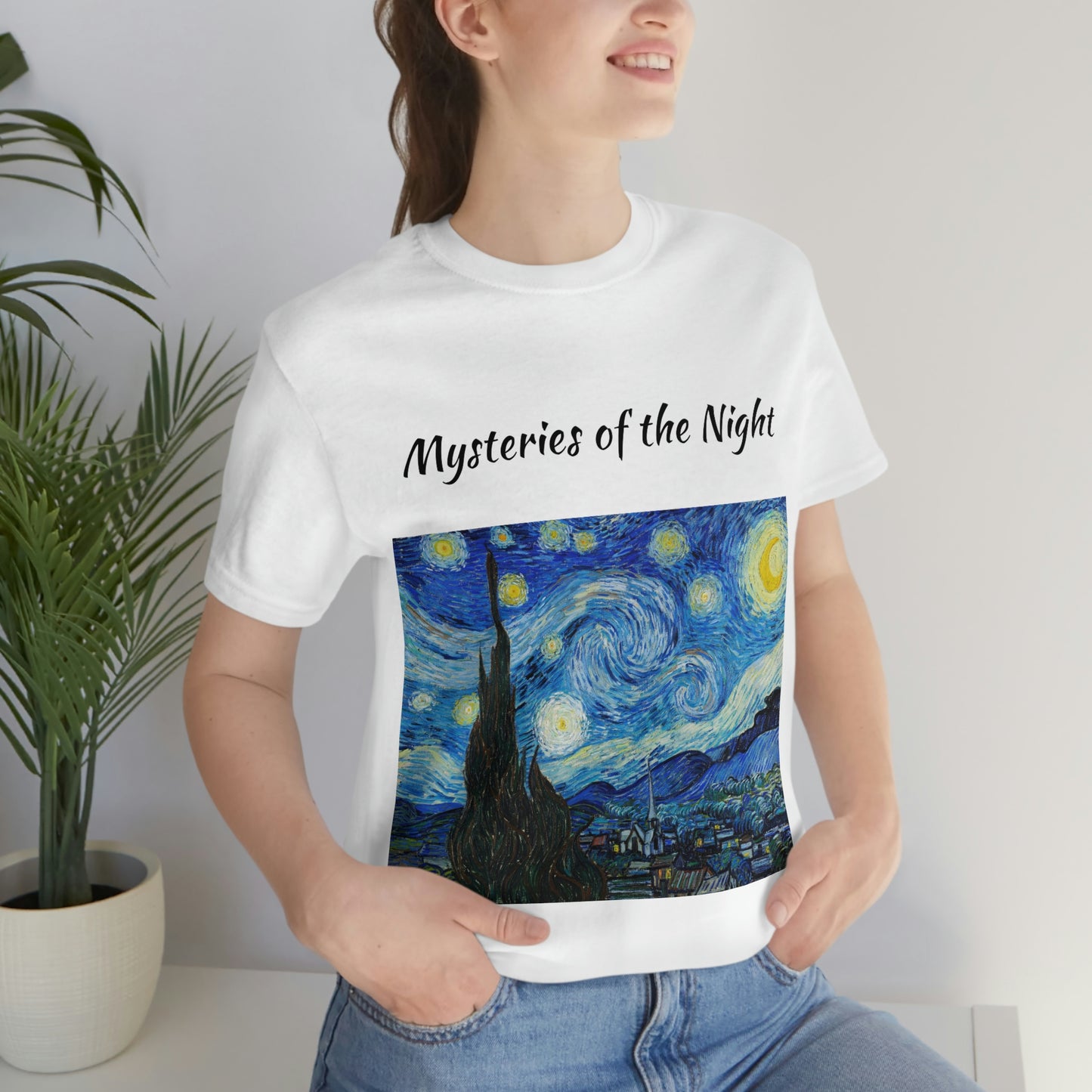 Camiseta unisex Misterios de la noche Viajes Trabajo Vacaciones Relajación