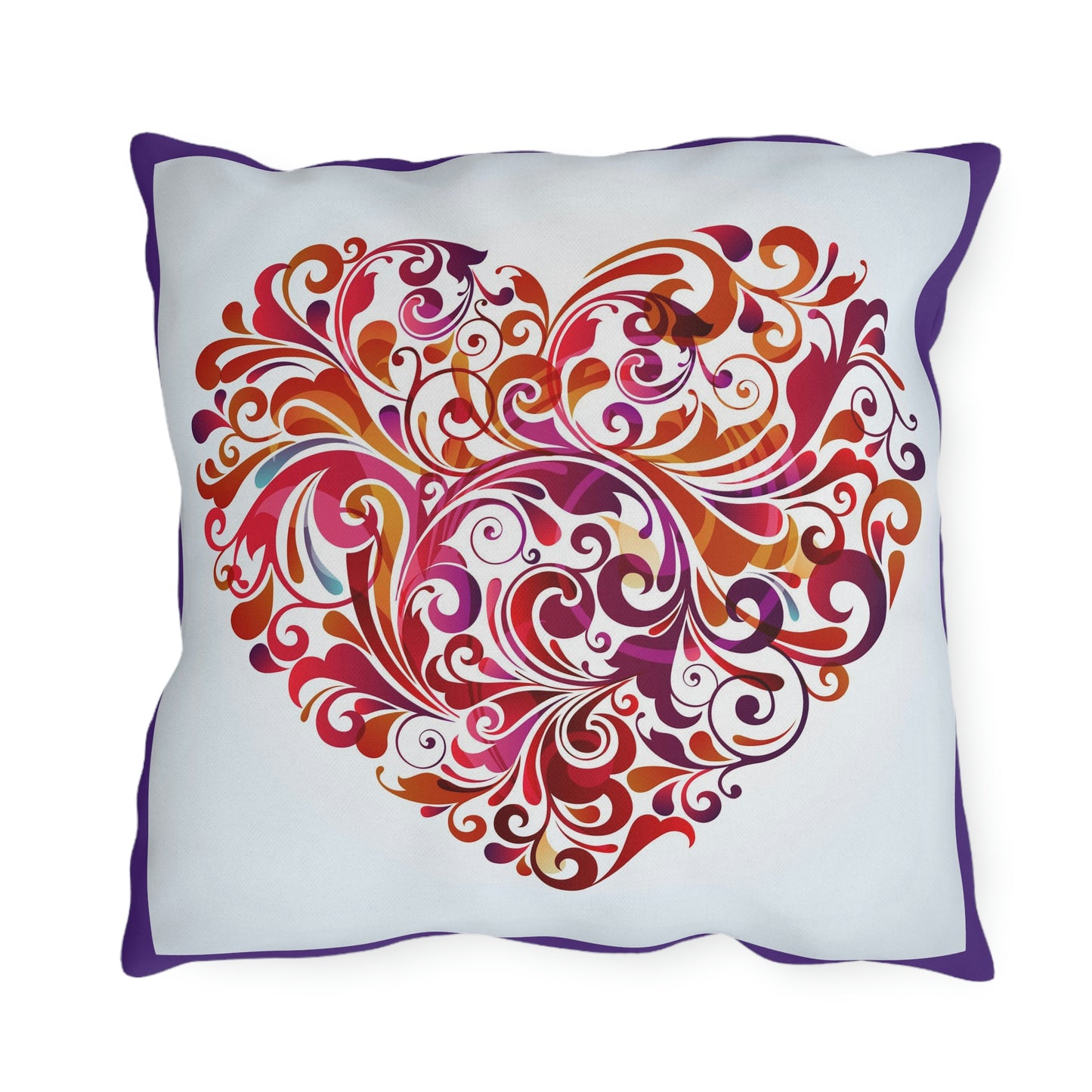 Wildflower Garden Outdoor Pillows Relaxing The Day Away