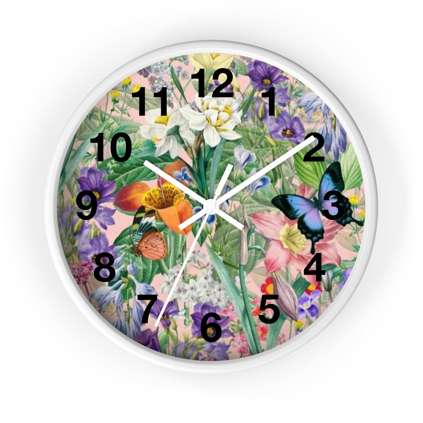 Butterfly Flower Garden Wall Clock Momma Want This Clock!