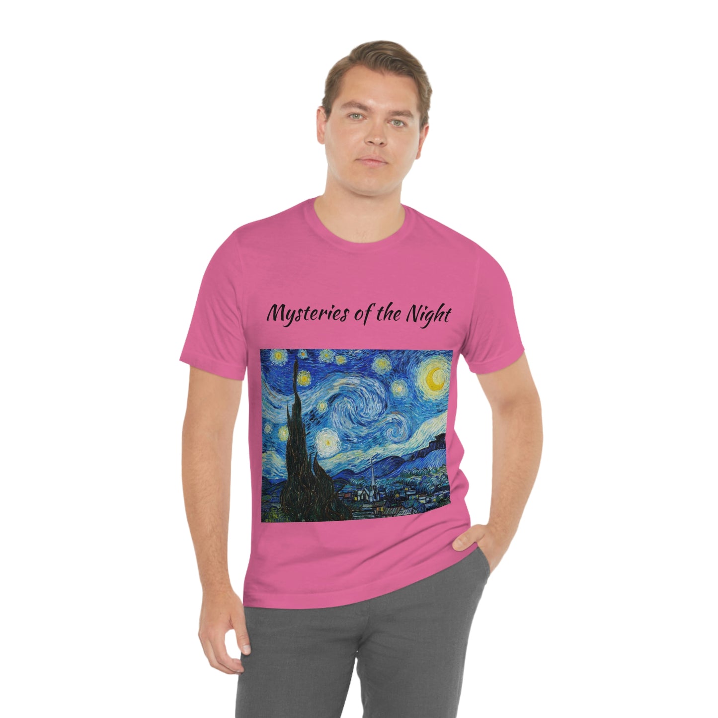 Camiseta unisex Misterios de la noche Viajes Trabajo Vacaciones Relajación
