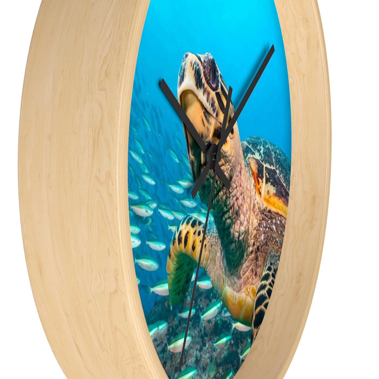 Horloge murale Tortue dans l'océan Couleurs étonnantes ! J'adore !