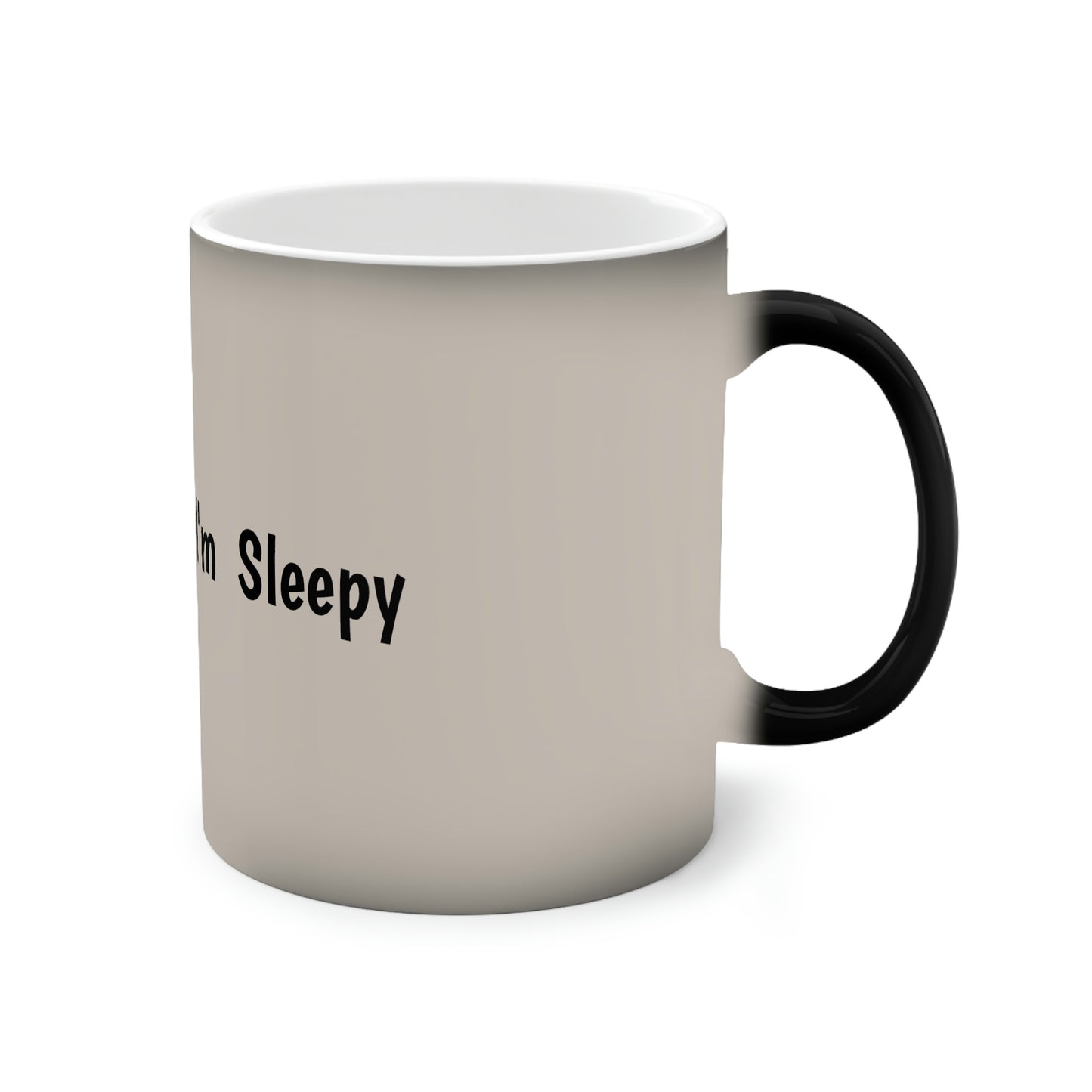 Sleepy Cat Color-Changing Mug, 11oz Hot Coffee Tea Water Soda Ice Cream Soup Noodles