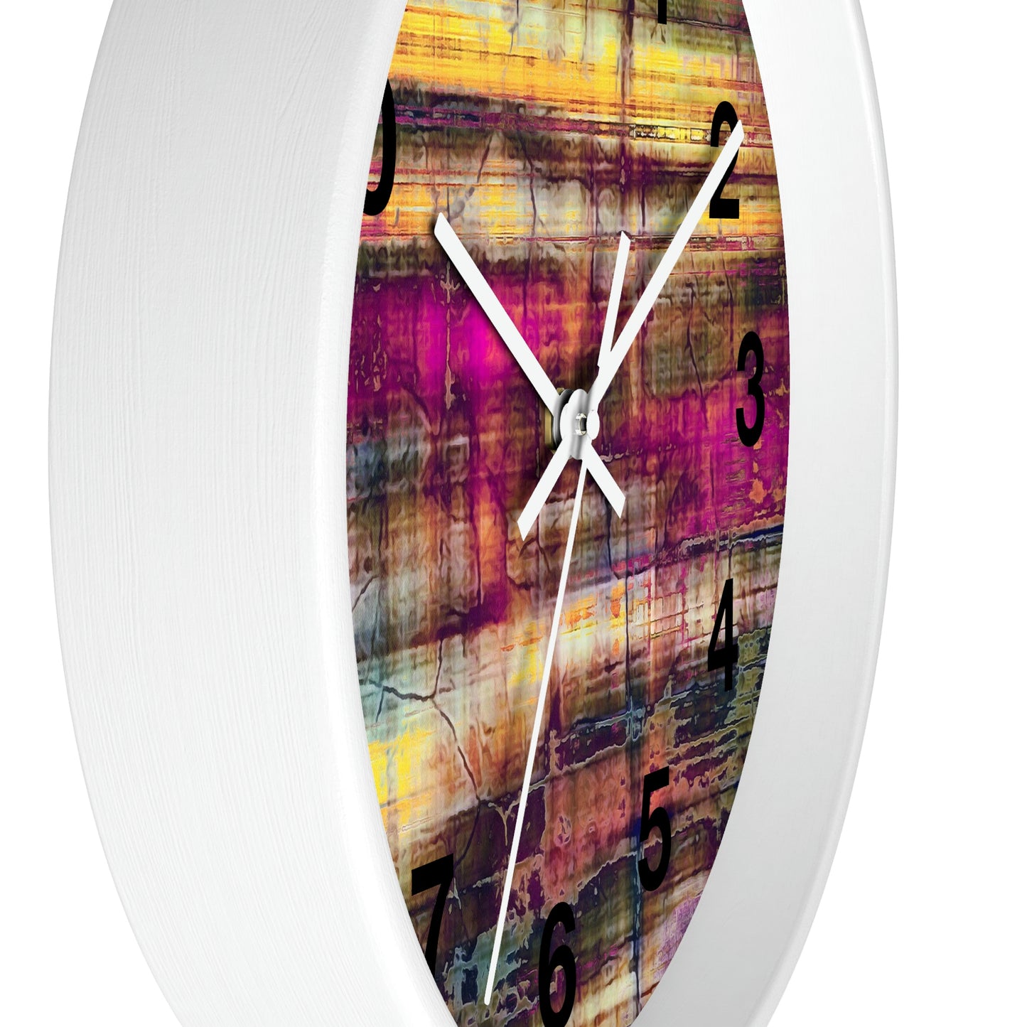 Colorful Abstract Wall Clock Such a Wonderful Clock!