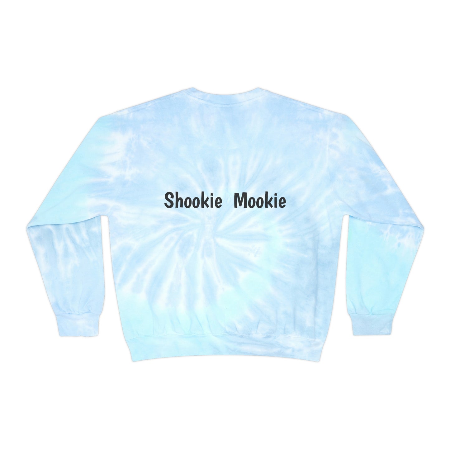Sudadera unisex con efecto tie-dye y acelerador de motocicleta