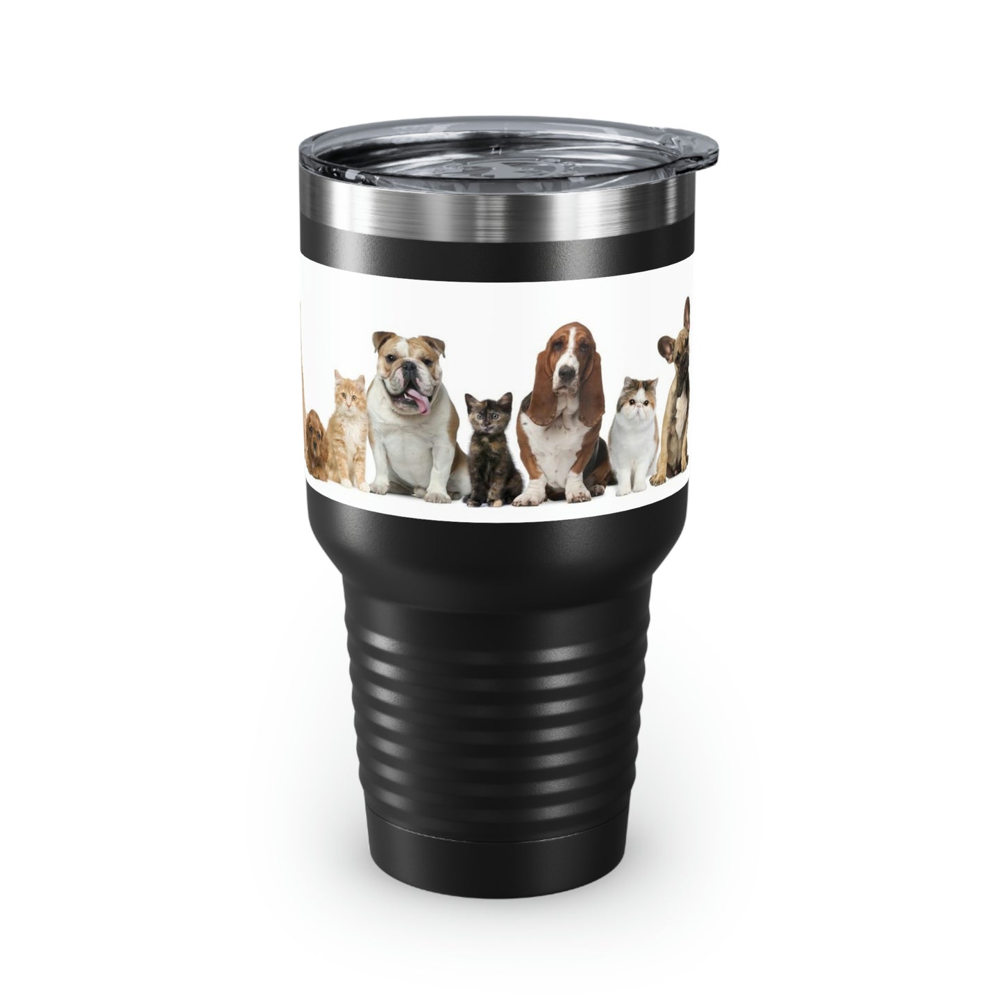 Gobelet à col rond pour chats et chiens, 30 oz, 5 couleurs, pour les voyages, le travail, la détente, les achats, le jardinage, la randonnée