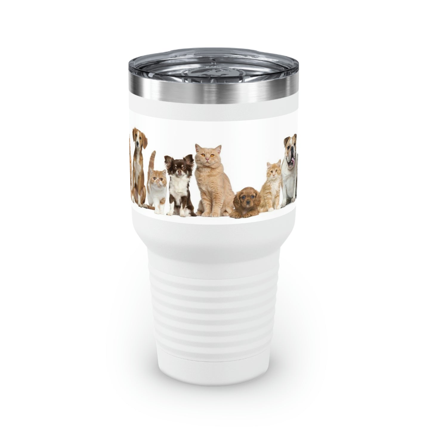 Gobelet à col rond pour chats et chiens, 30 oz, 5 couleurs, pour les voyages, le travail, la détente, les achats, le jardinage, la randonnée