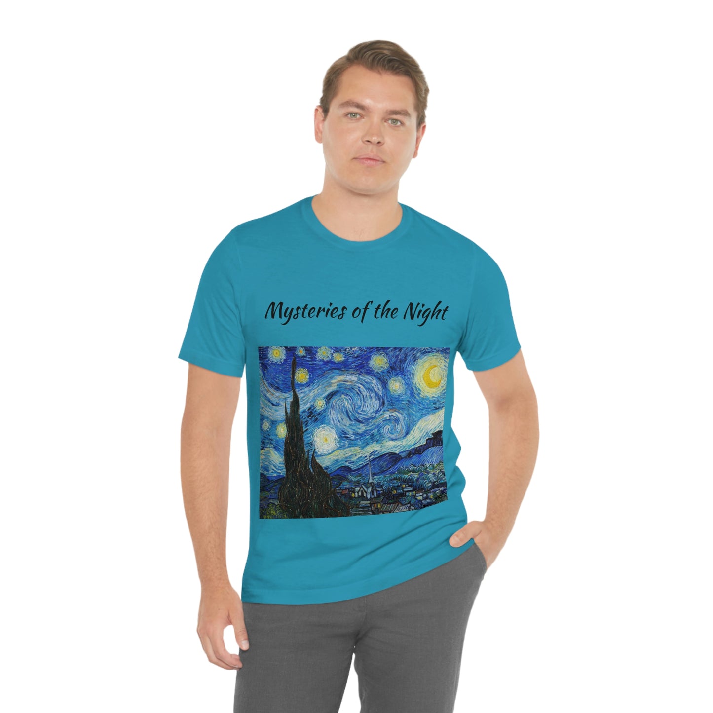 Camiseta unisex Misterios de la noche Viajes Trabajo Vacaciones Relajación