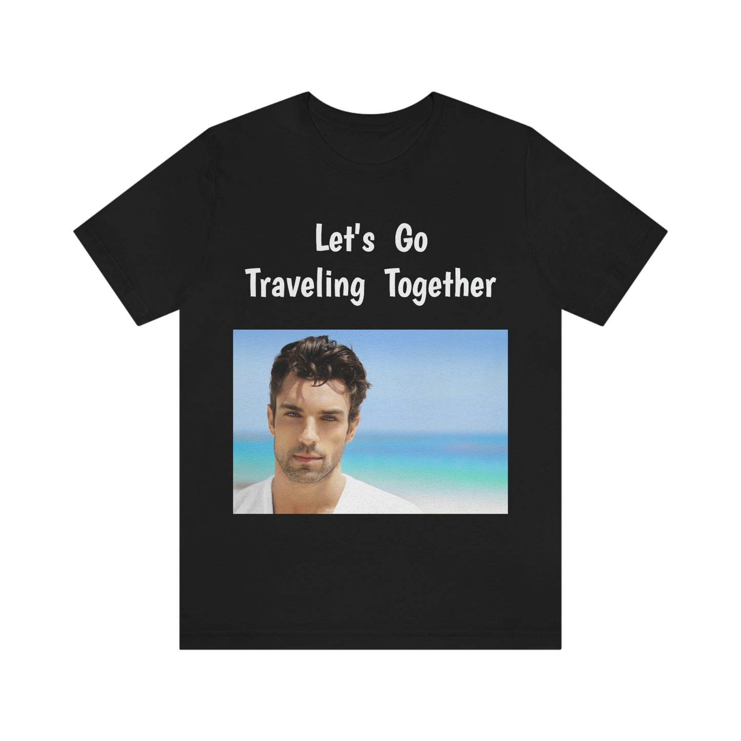 Handsome Man Jersey Short Sleeve T-shirt Traveling Work Movies