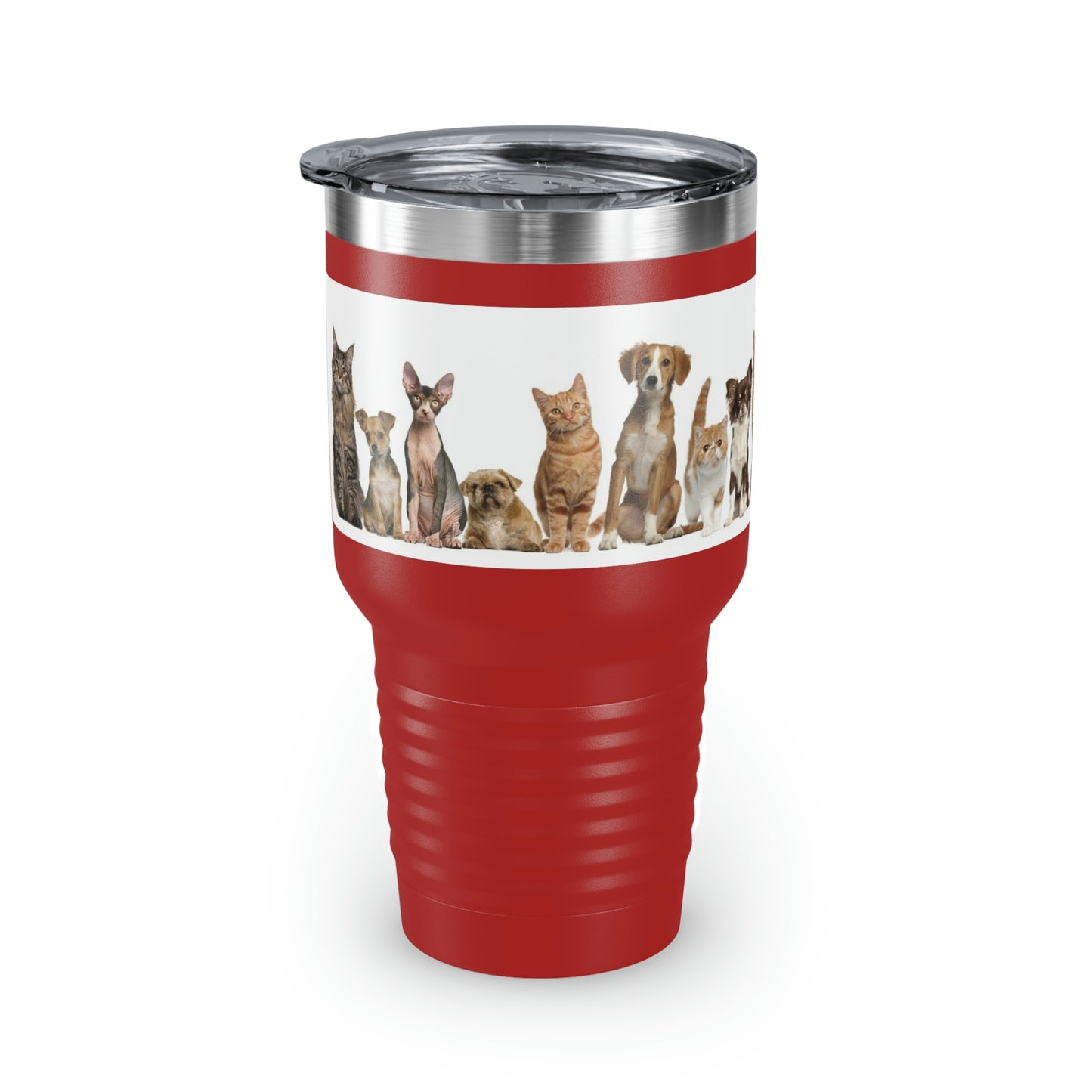 Gobelet à col rond pour chats et chiens, 30 oz, 5 couleurs, pour les voyages, le travail, la détente, les achats, le jardinage, la randonnée