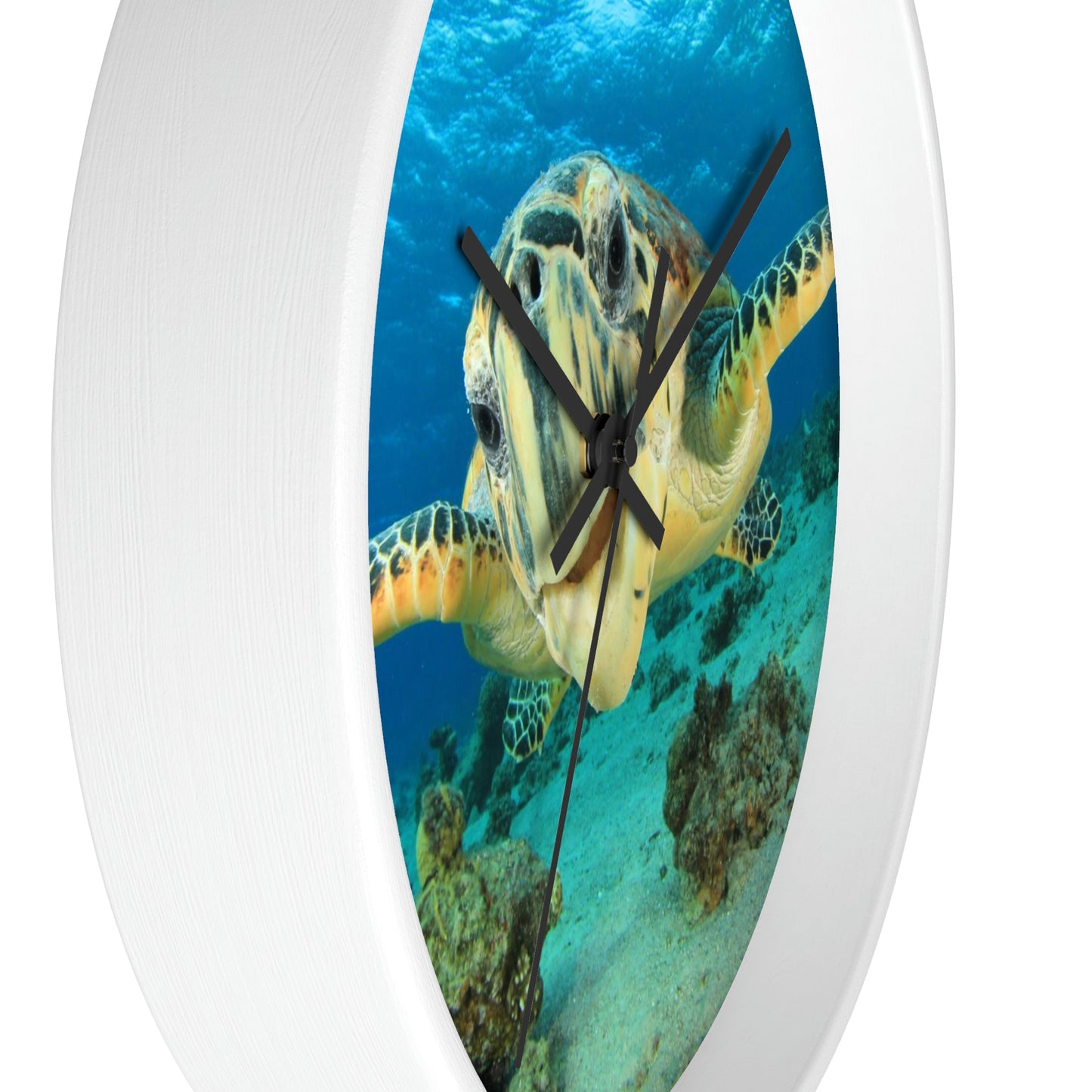 Horloge murale Tortue dans l'océan Les couleurs sont incroyables ! Superbe cadeau !