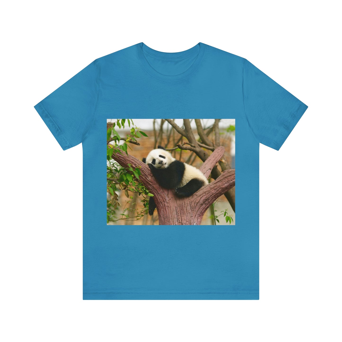 Camiseta de manga corta unisex con diseño de oso panda. Siéntete cómodo y acogedor al viajar a Canadá