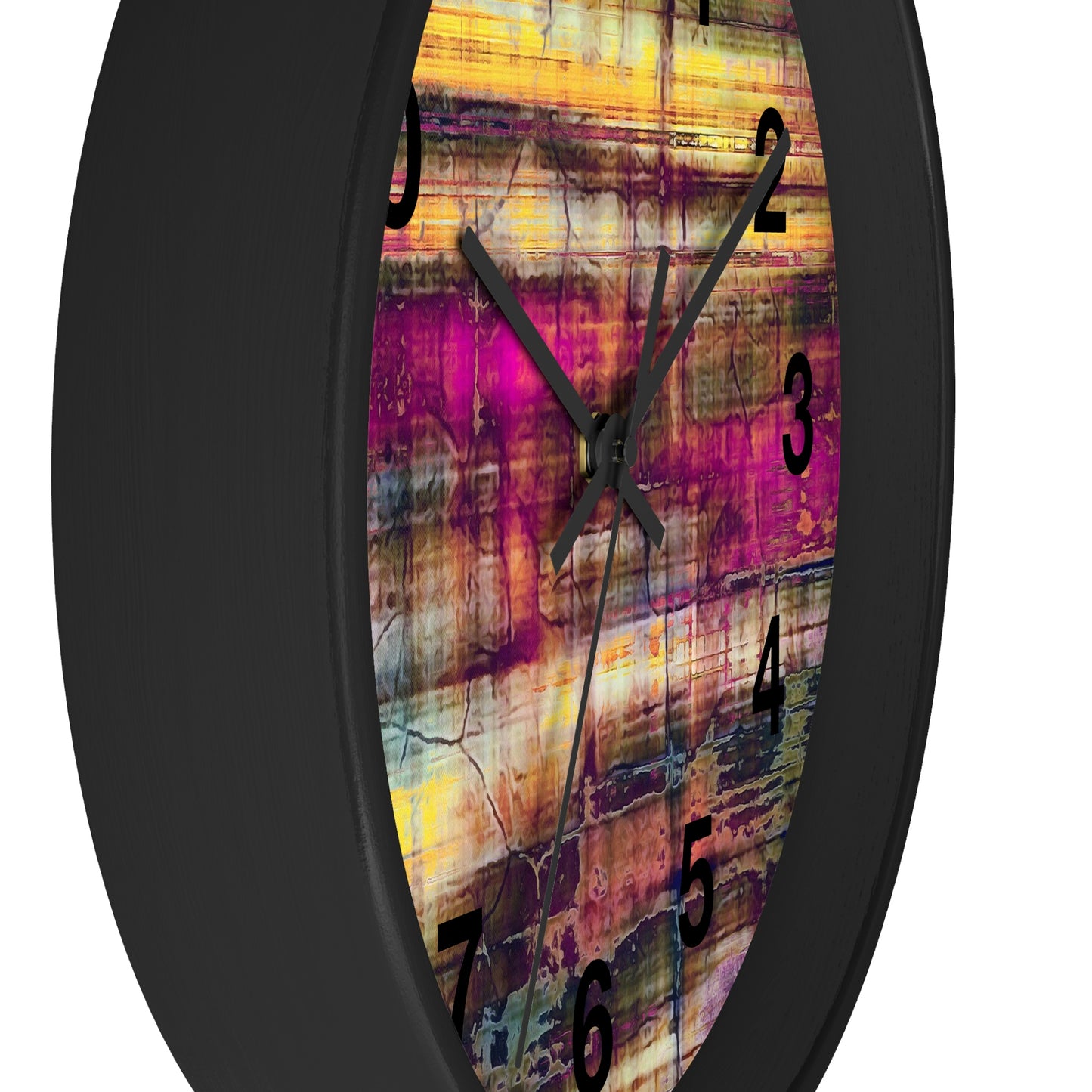 Colorful Abstract Wall Clock Such a Wonderful Clock!