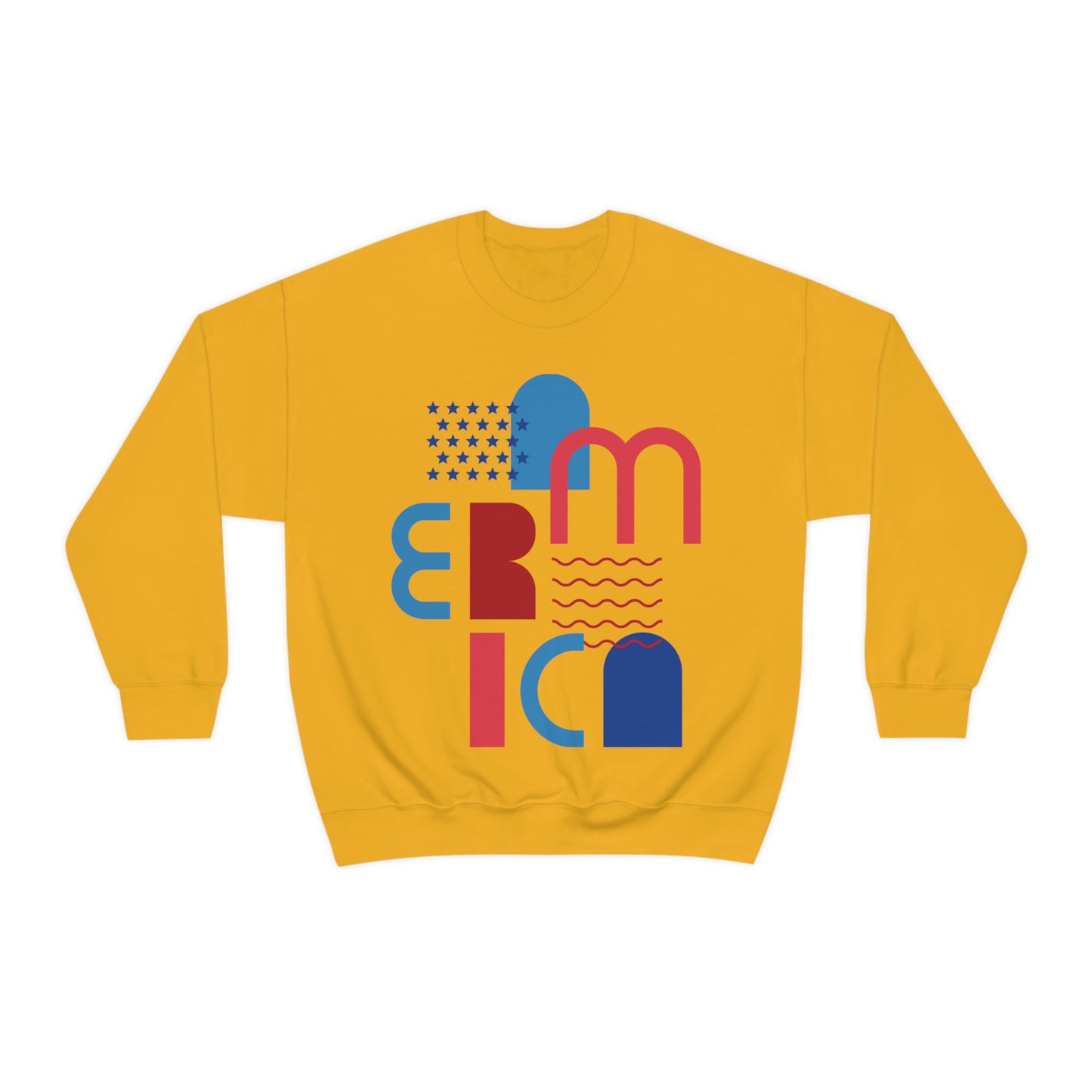 America Crewneck Sweatshirt Looking Fabulous!