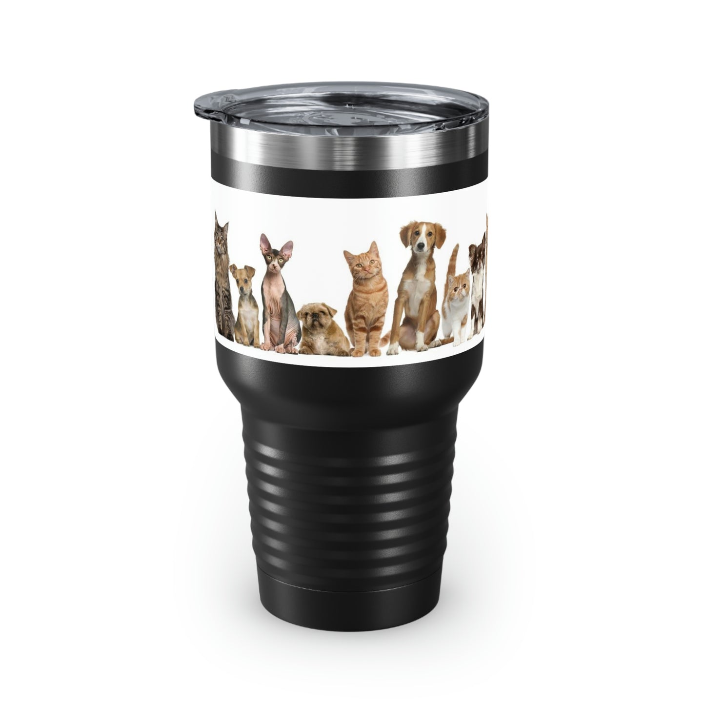 Gobelet à col rond pour chats et chiens, 30 oz, 5 couleurs, pour les voyages, le travail, la détente, les achats, le jardinage, la randonnée