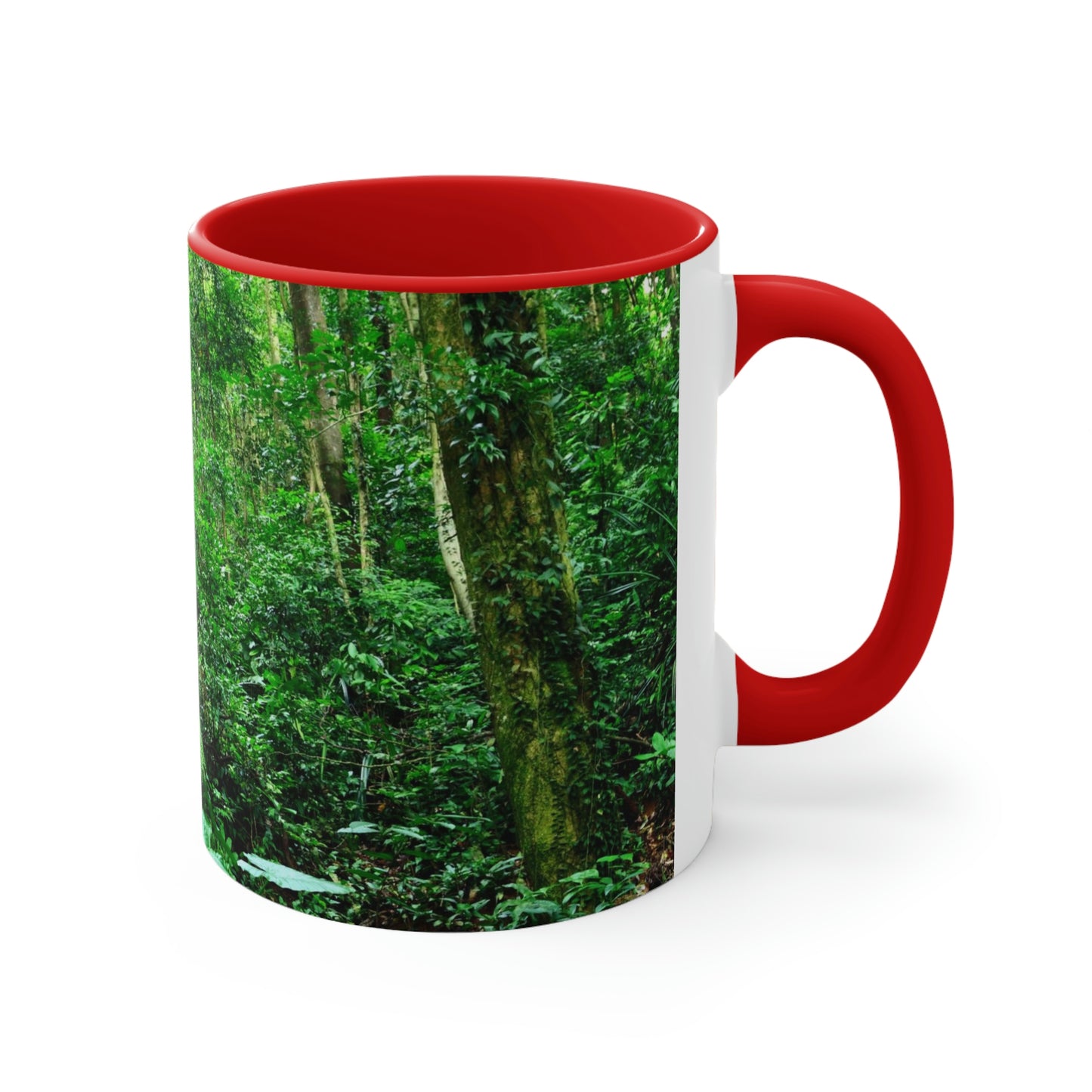 Taza de café con acentos de naturaleza, 11 oz, café, té, refresco, agua, helado, sopa, zapatero de melocotón