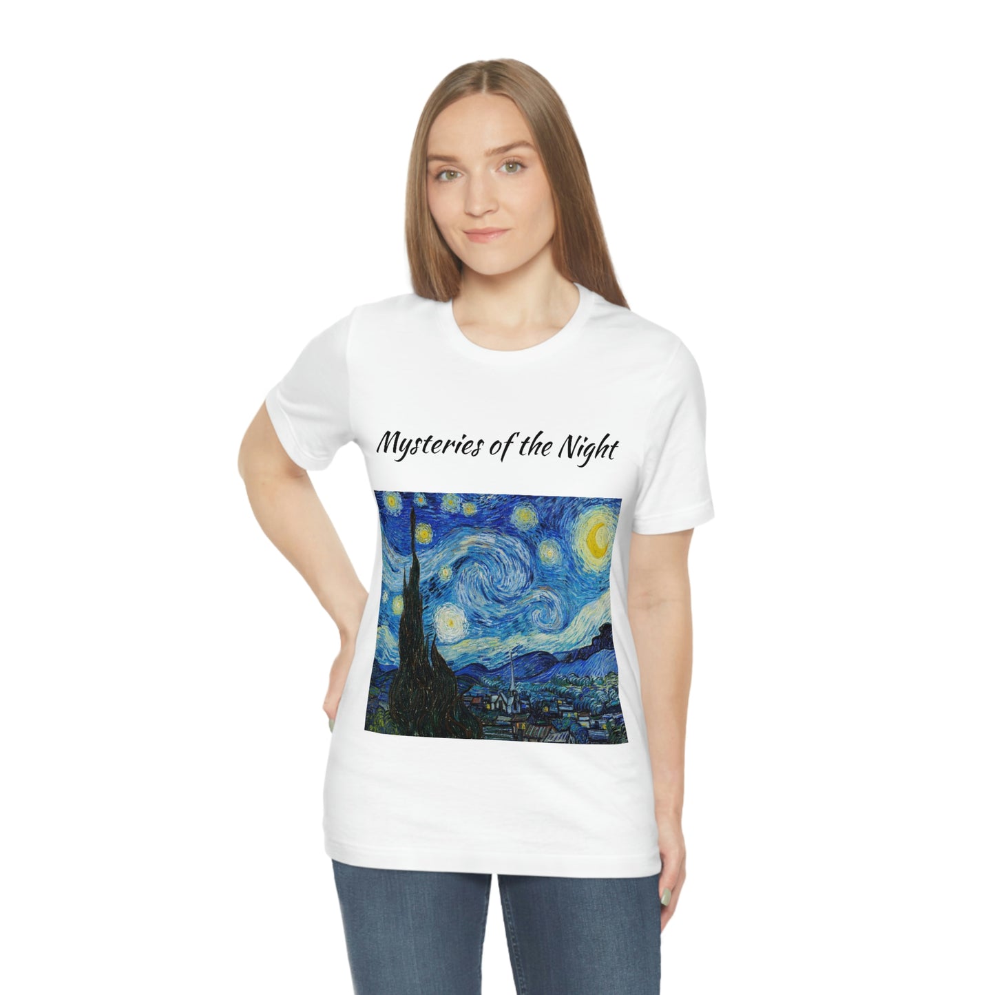 Camiseta unisex Misterios de la noche Viajes Trabajo Vacaciones Relajación