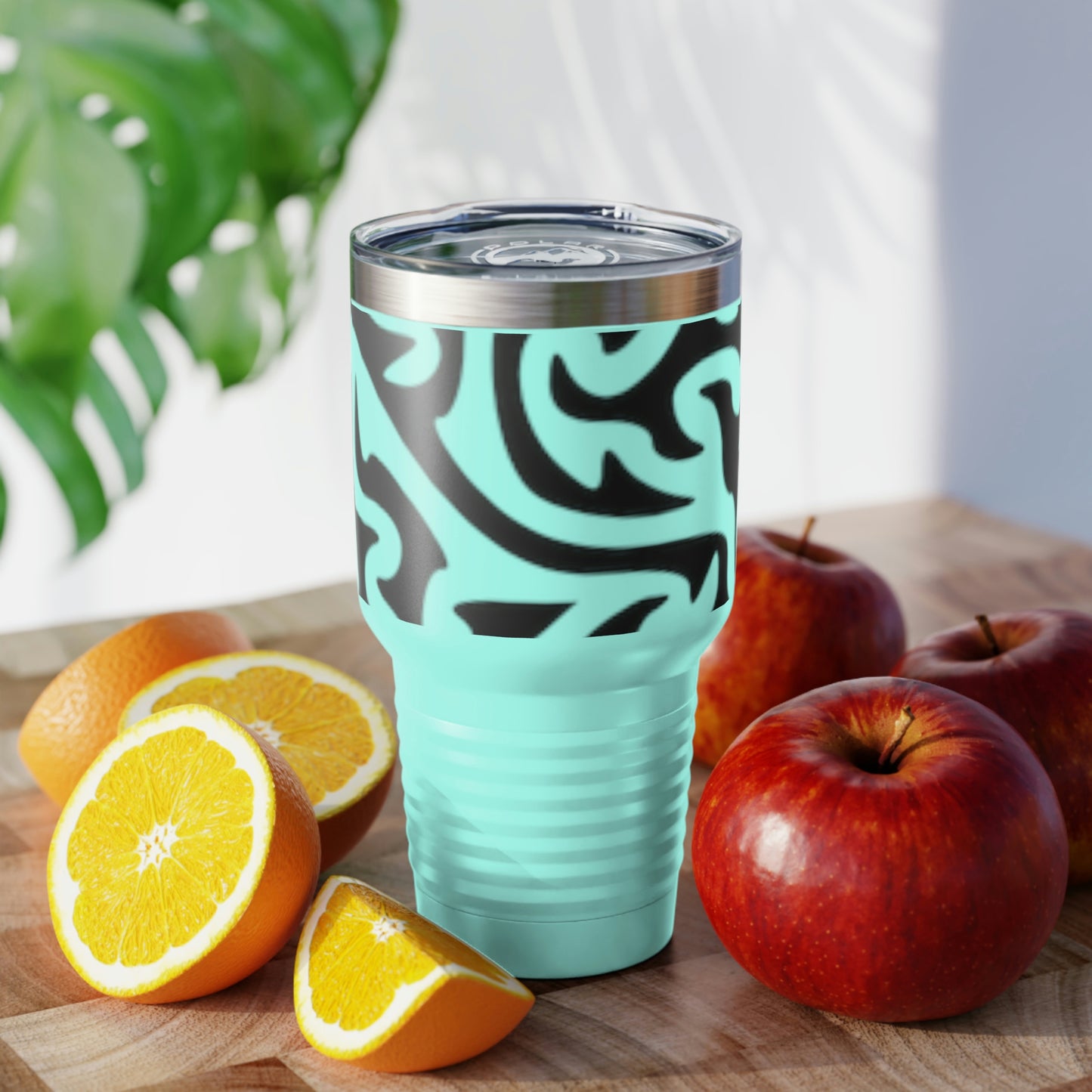 Maze Design Ringneck Tumbler, 30oz Soda Tea Water Juice Beer Wine
