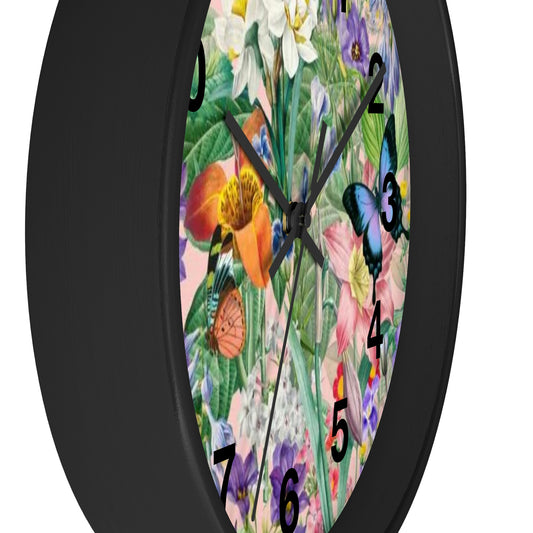 Butterfly Flower Garden Wall Clock Momma Want This Clock!