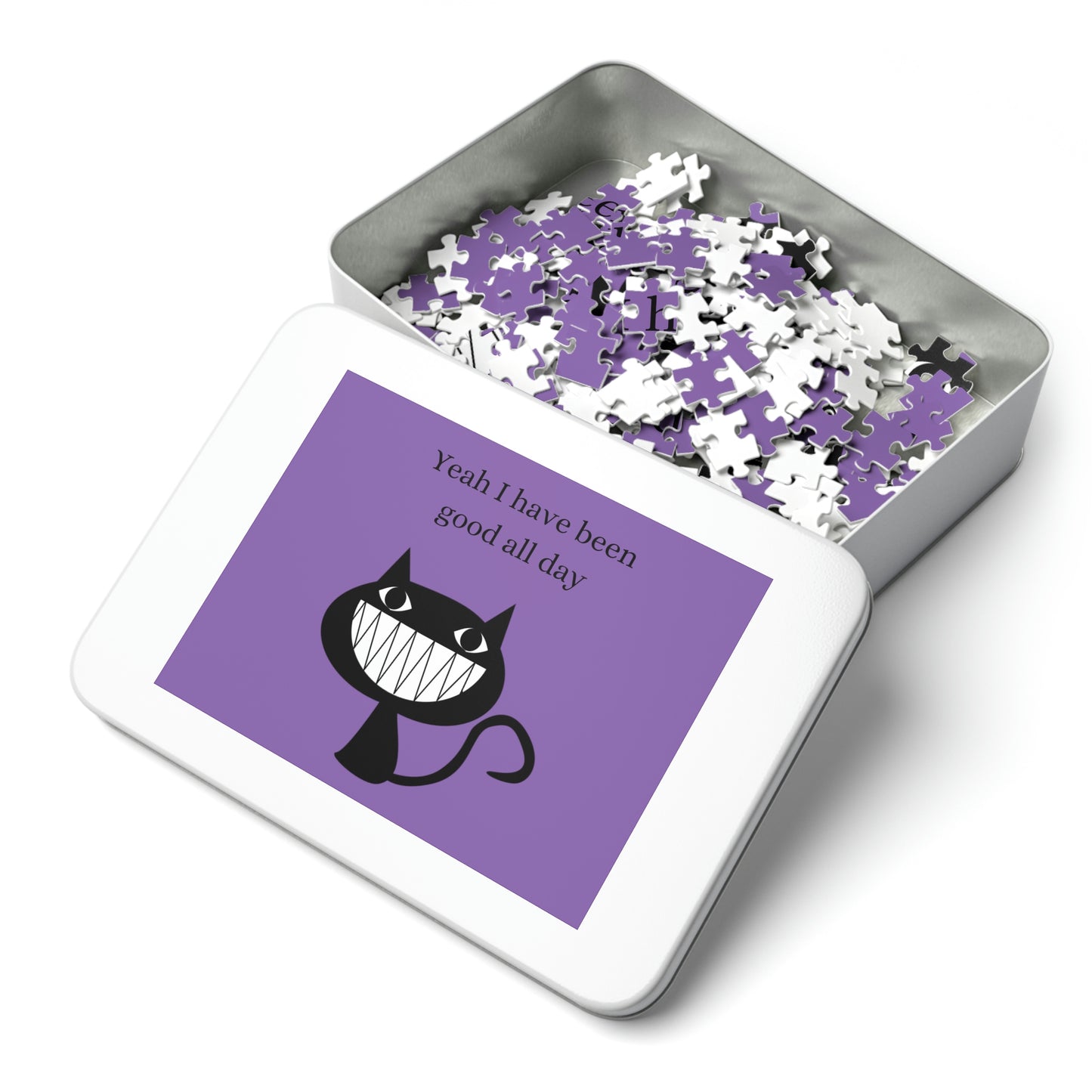 Black Cat Jigsaw Puzzle I Love Games!