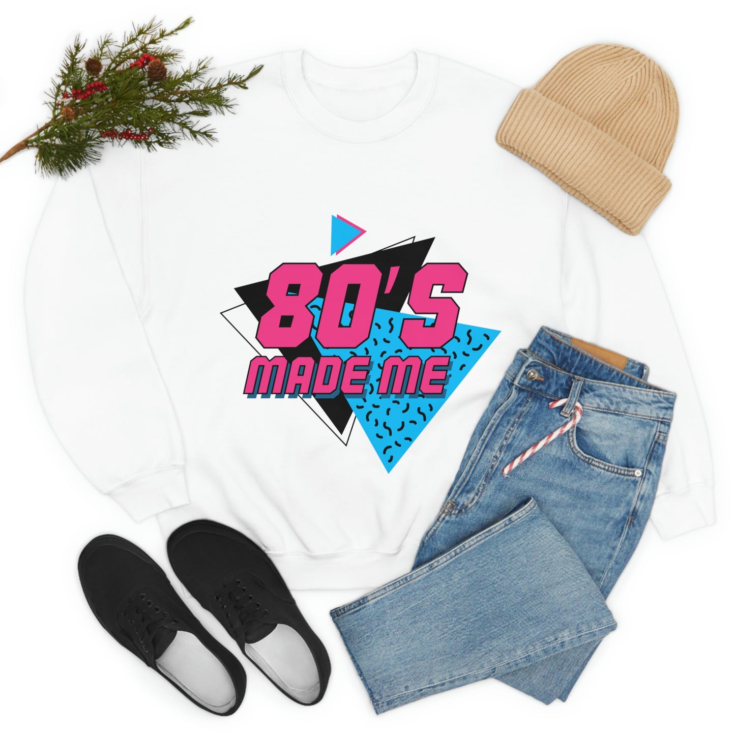 Sudadera con cuello redondo 80's Made Me ¡Mi sudadera favorita!