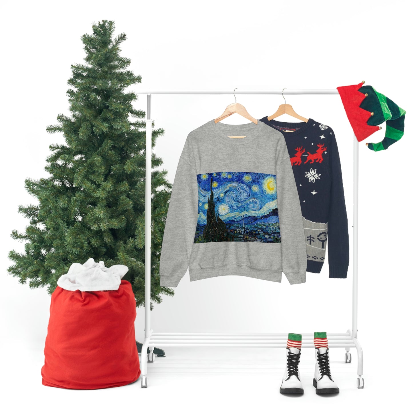 Starry Night Vincent van Gogh Sweatshirt Shookie Mookie