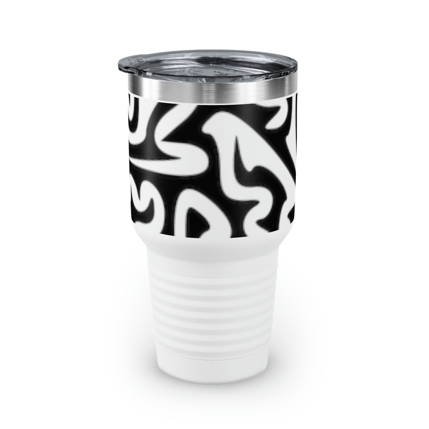 Maze Design Ringneck Tumbler, 30oz Soda Tea Water Juice Beer Wine