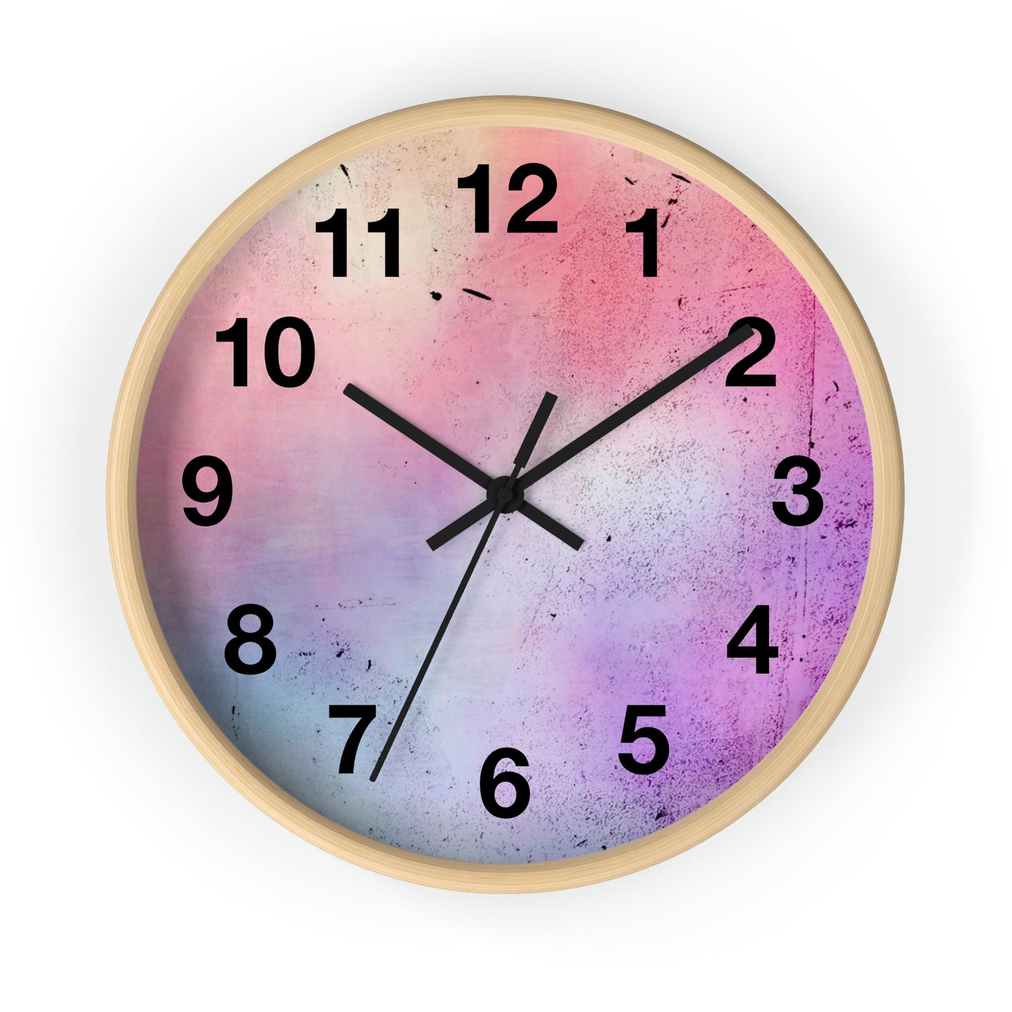 Light Pink Purple Wall Clock Such a Fabulous Wall Clock!