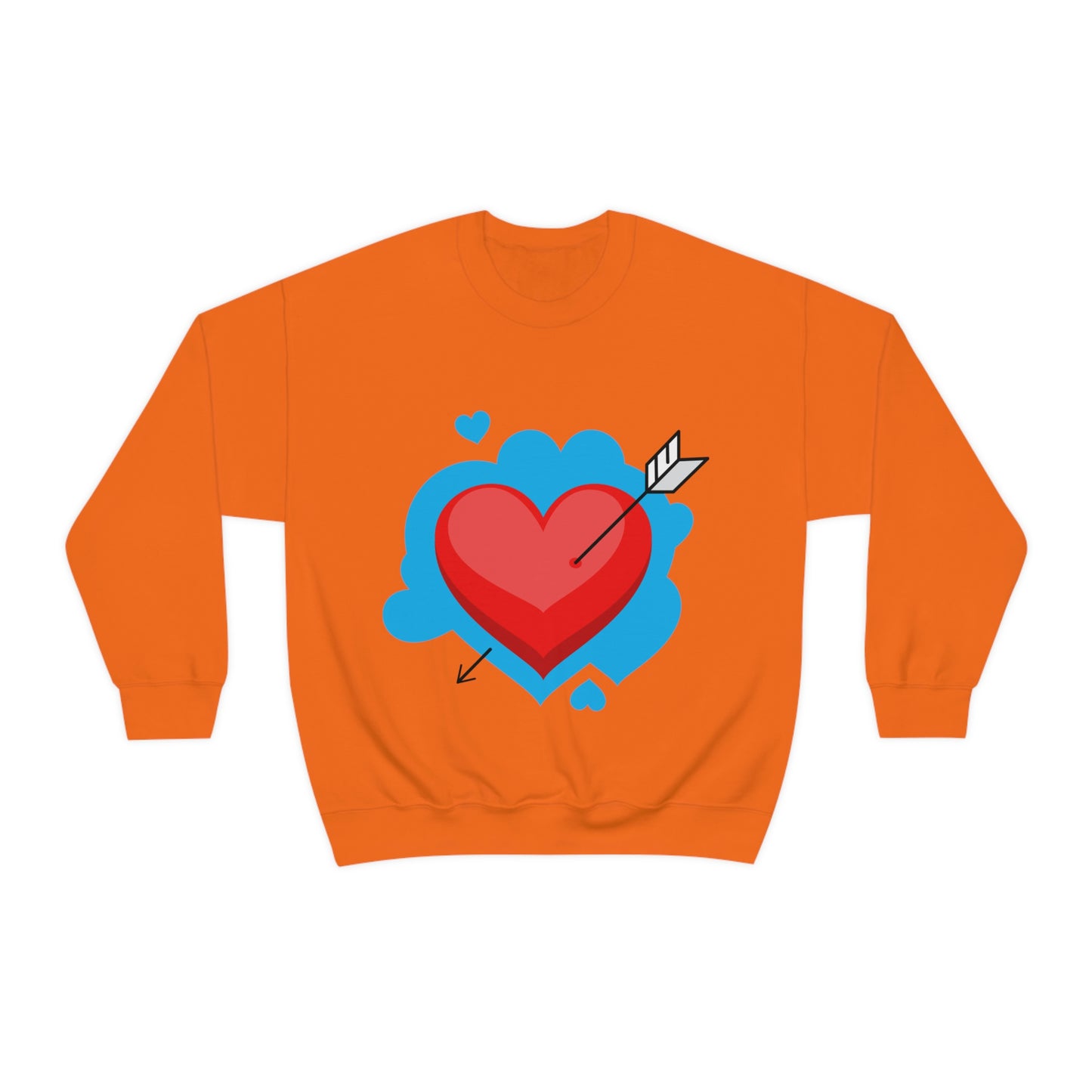Heart with Arrow Crewneck Sweatshirt My Daughter Love's This Sweatshirt!