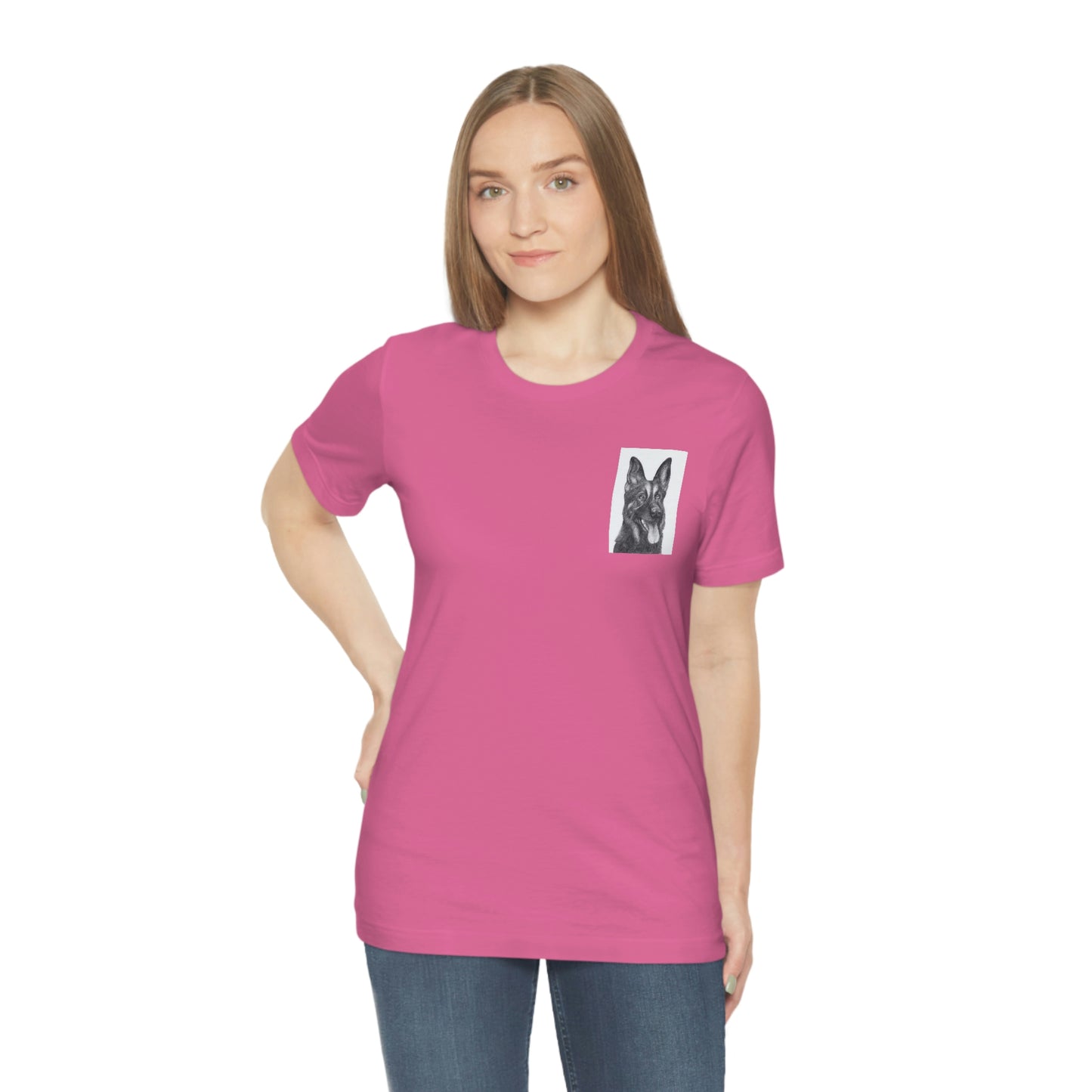 Sleep with Dogs you will get fleas Unisex Jersey Short Sleeve T-shirt GIFT