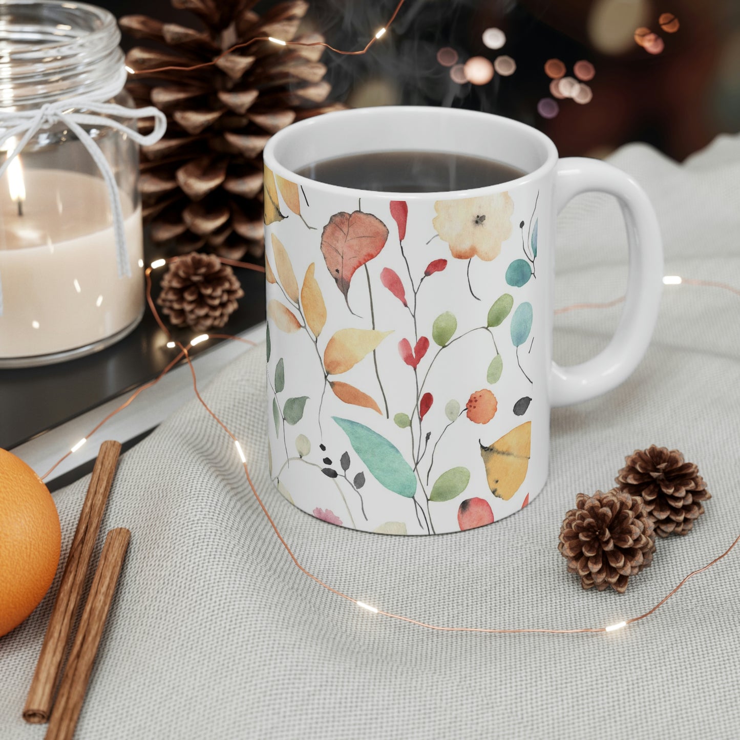 Wildflowers Ceramic Mug 11oz Great For Coffee Chocolate Tea Soda Soup Ice Cream