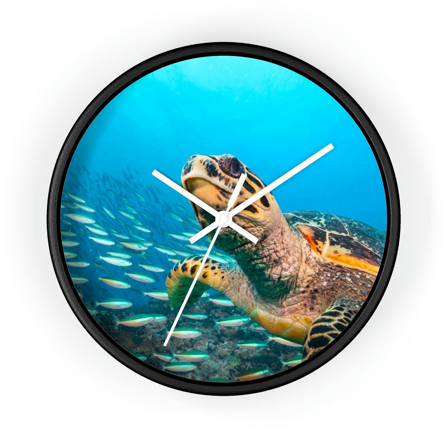 Horloge murale Tortue dans l'océan Couleurs étonnantes ! J'adore !