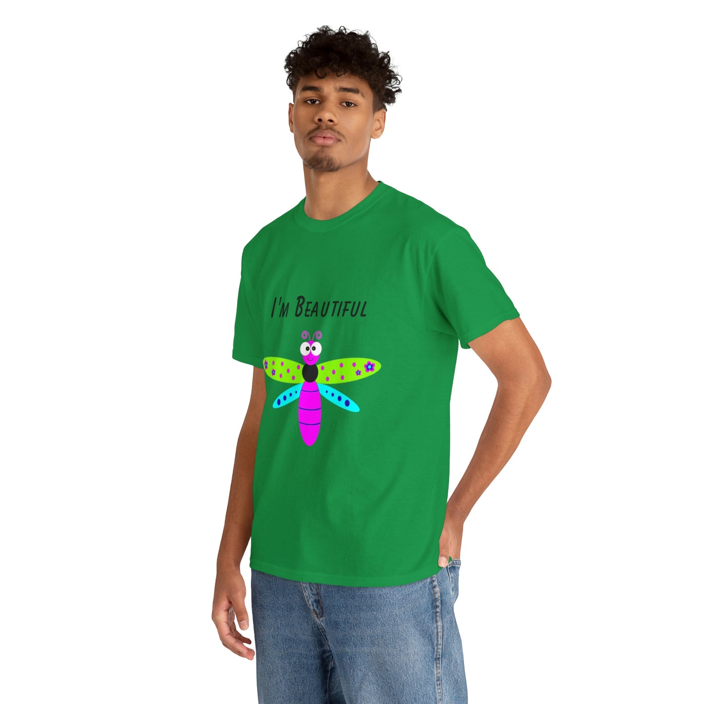 Colorful Butterfly I'm Beautiful T-shirt Traveling Movies Work