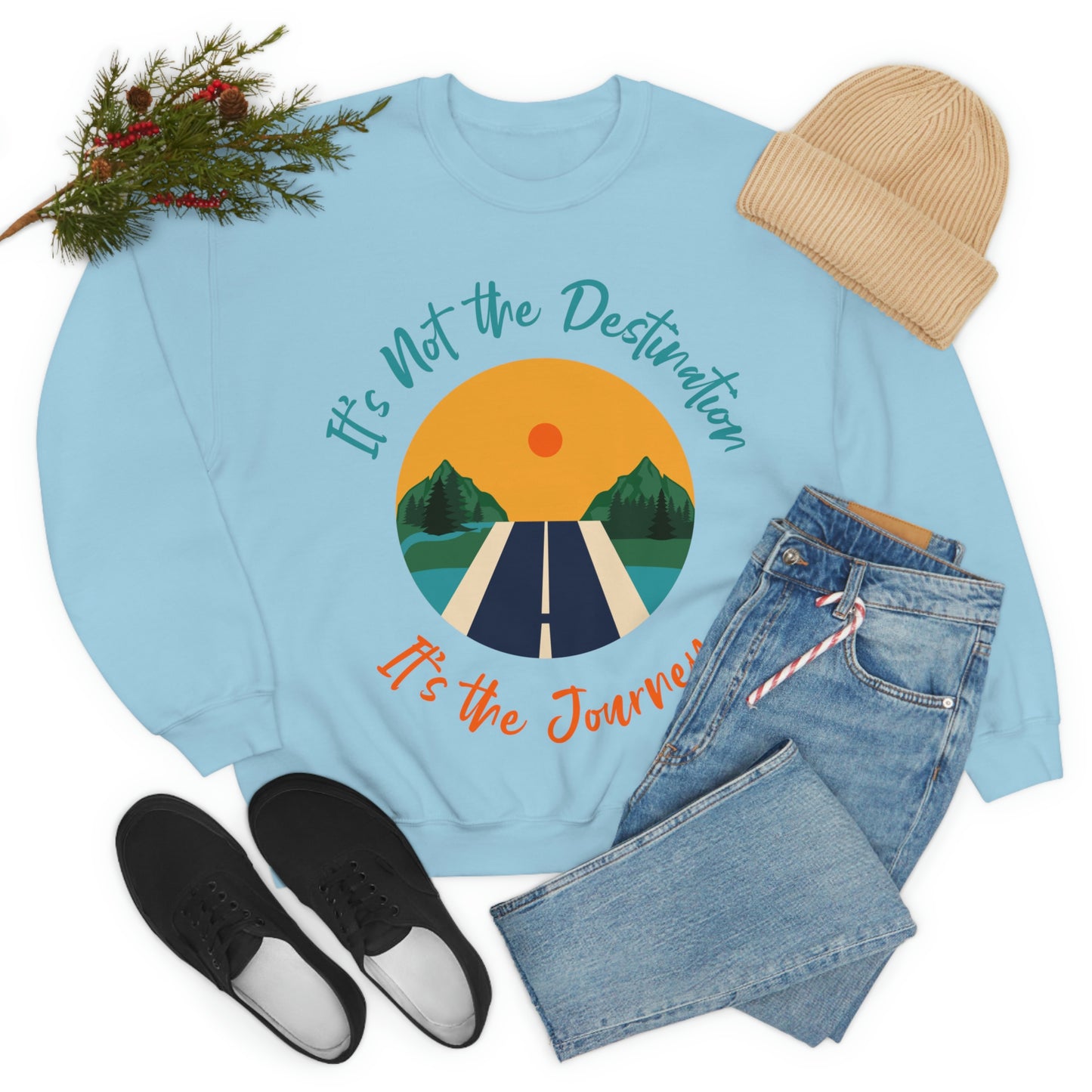 Destination Journey  Crewneck Sweatshirt