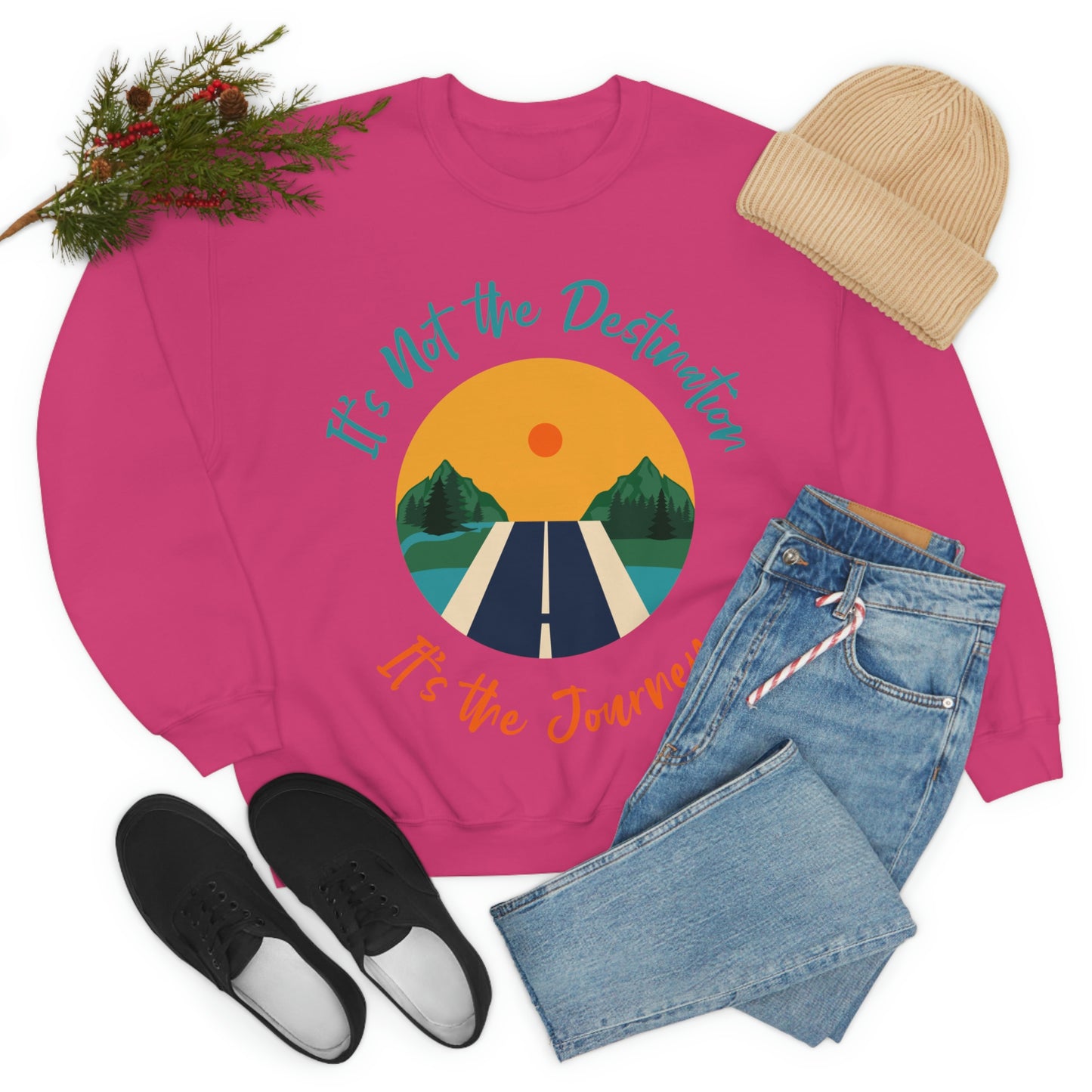 Destination Journey  Crewneck Sweatshirt