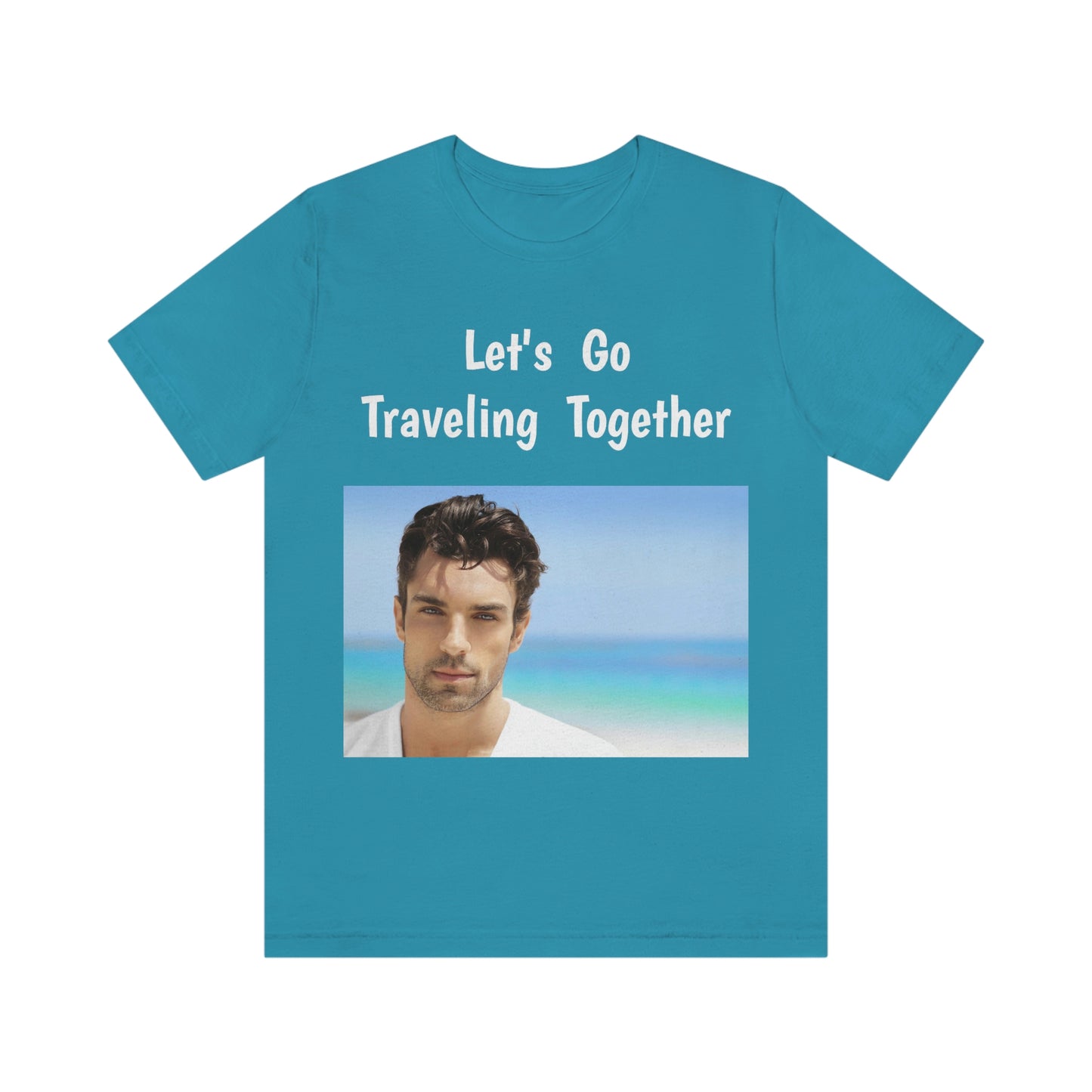 Handsome Man Jersey Short Sleeve T-shirt Traveling Work Movies