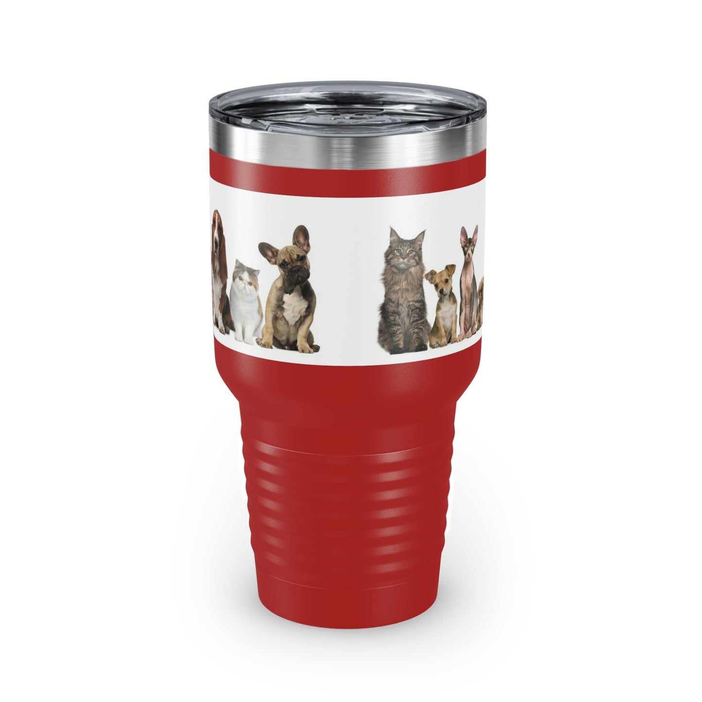 Gobelet à col rond pour chats et chiens, 30 oz, 5 couleurs, pour les voyages, le travail, la détente, les achats, le jardinage, la randonnée