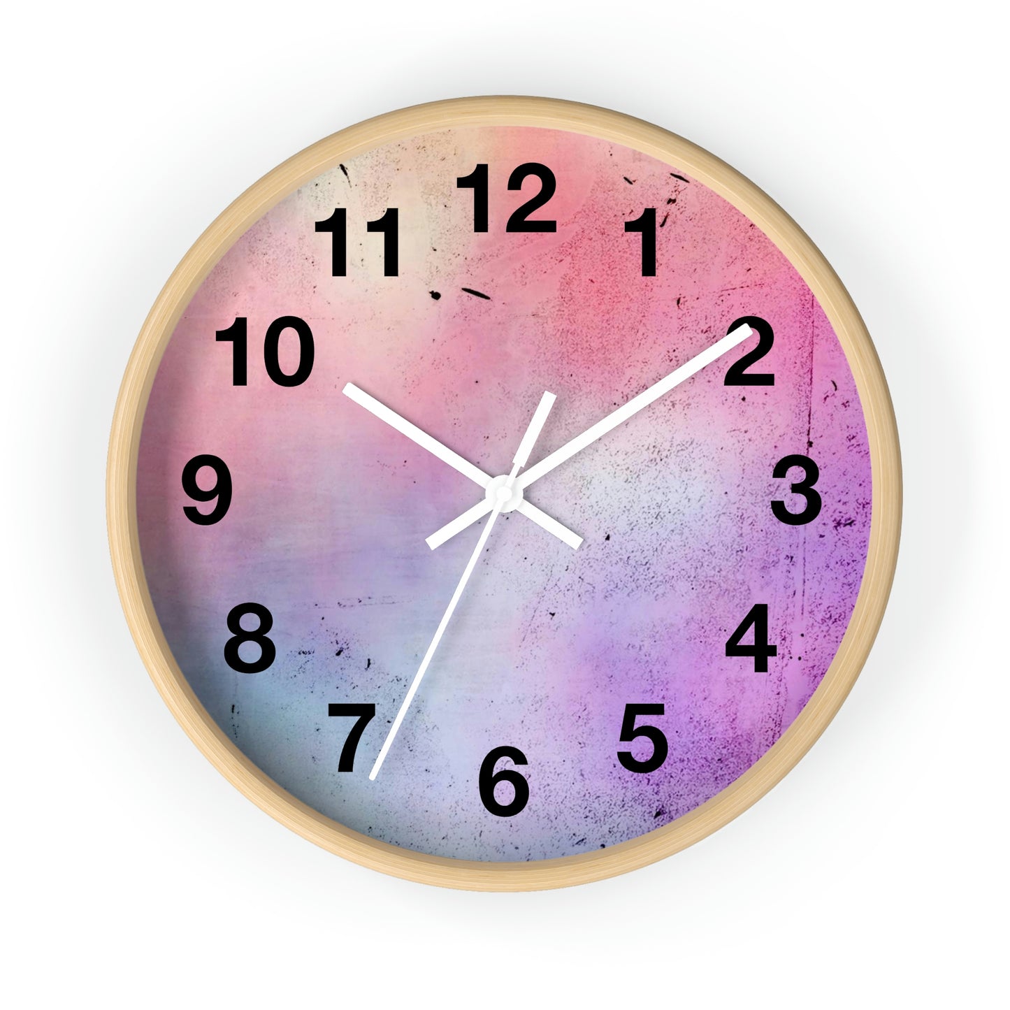 Light Pink Purple Wall Clock Such a Fabulous Wall Clock!